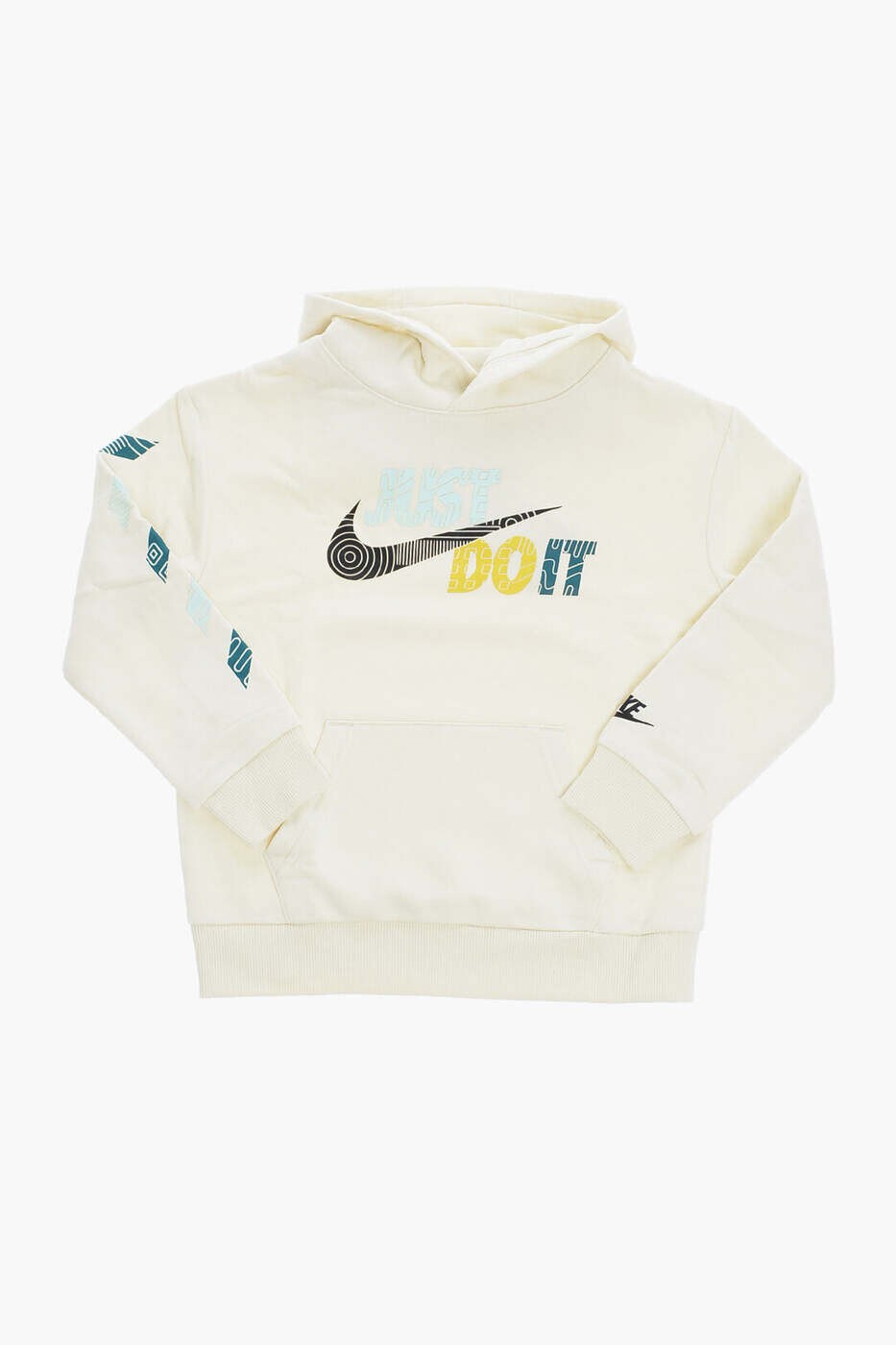 ナイキ NIKE KIDS クルーネックスウェットシャツ トレーナー ボーイズ ホワイト Crew neck sweatshirts 86L207-W3Z 関税 送料無料 dk