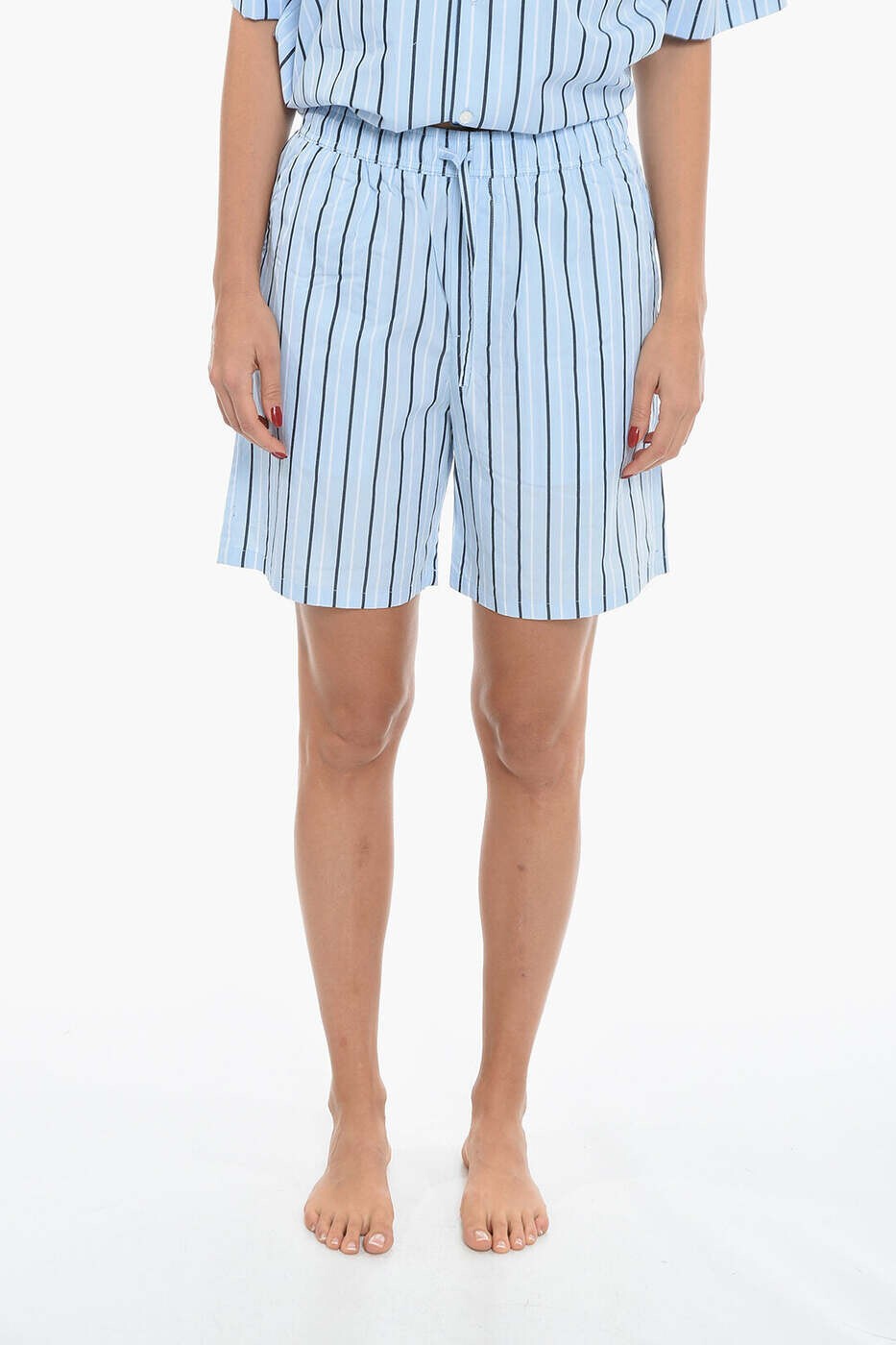サムソ サムソ SAMSOE&SAMSOE デニムショーツ ショーツ レディース ブルー Denim shorts U22200004 F OCEAN ST 関税 送料無料 dk