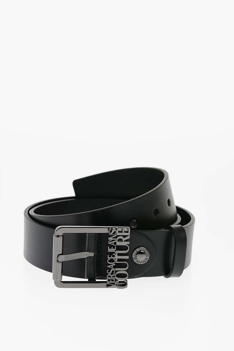 VERSACE - ヴェルサーチ VERSACE ベルト メンズ ブラック Belts 75YA6F13 ZP228 E12 関税 送料無料 dk
