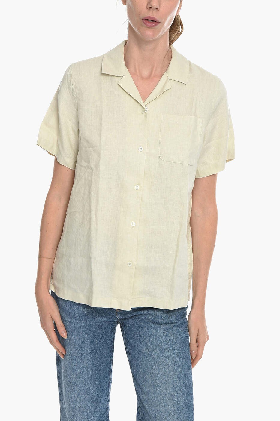 樂天商城 - サムソ サムソ SAMSOE&SAMSOE シャツ レディース ベージュ Shirts F22200186 0 OATMEAL 関税 送料無料 dk