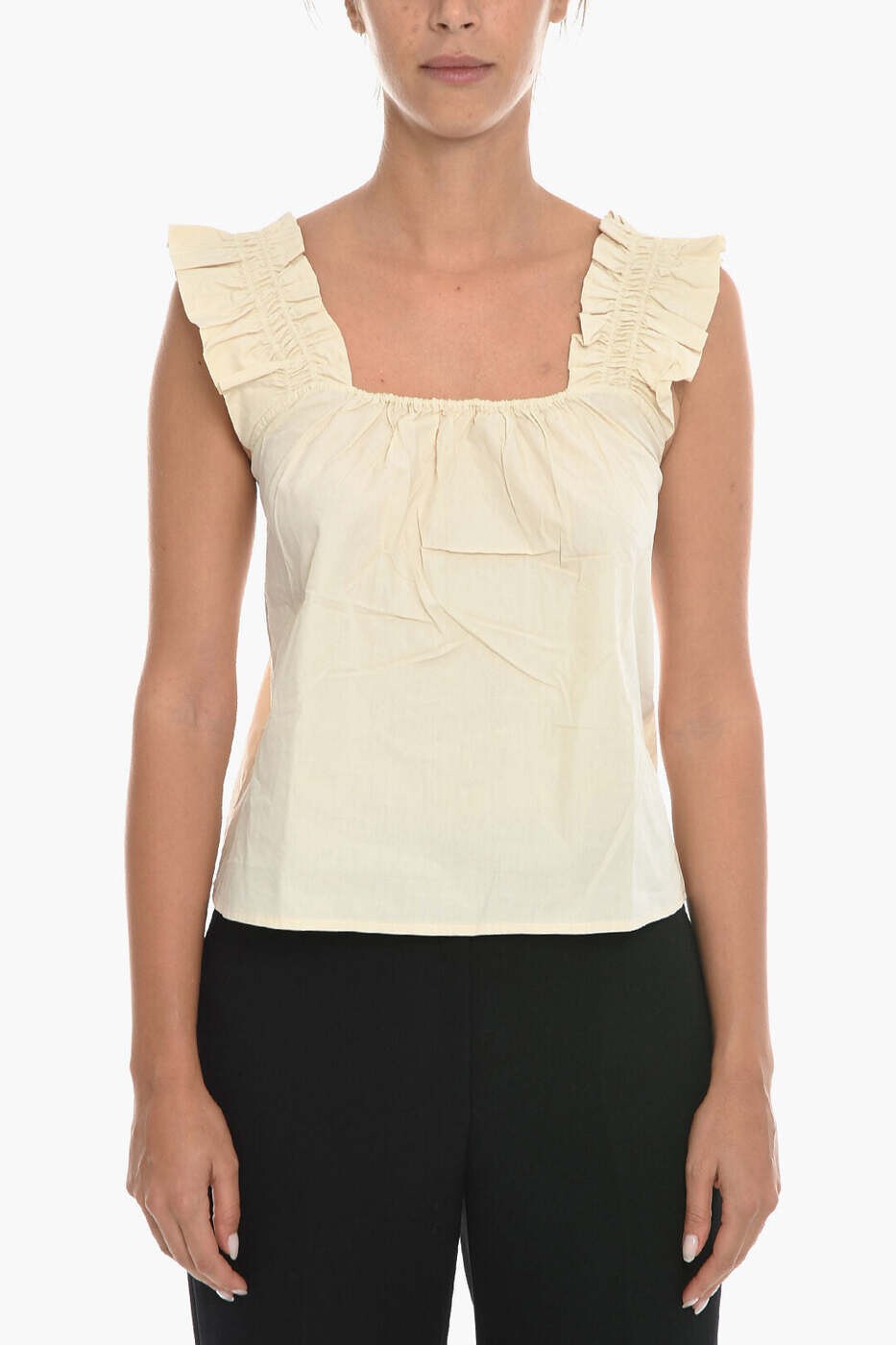 サムソ サムソ SAMSOE&SAMSOE Tシャツ トップス レディース ベージュ T-shirts and tops F00001123 0 ANGORA 関税 送料無料 dk