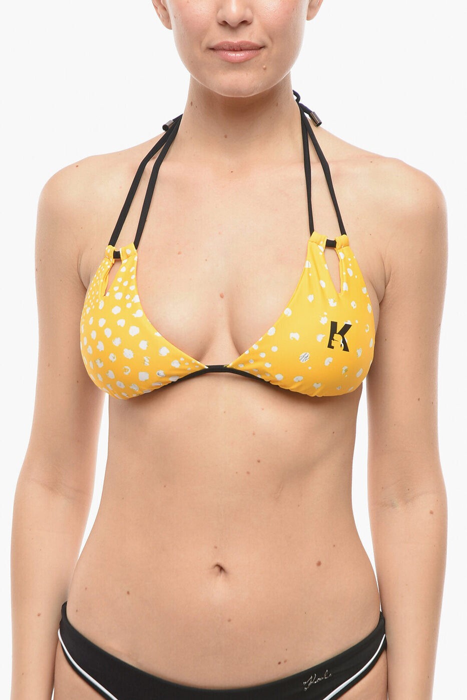 カール ラガーフェルド KARL LAGERFELD ビキニ スイムウェア レディース イエロー Bikinis KL22WTP21 YELLOW 関税 送料無料 2026SS dk