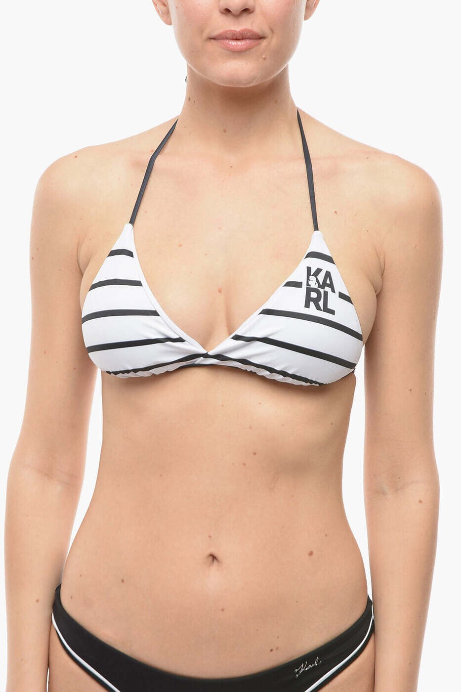 カール ラガーフェルド KARL LAGERFELD ビキニ スイムウェア レディース ブラック Bikinis KL22WTP15 WHITE 関税 送料無料 2026SS dk