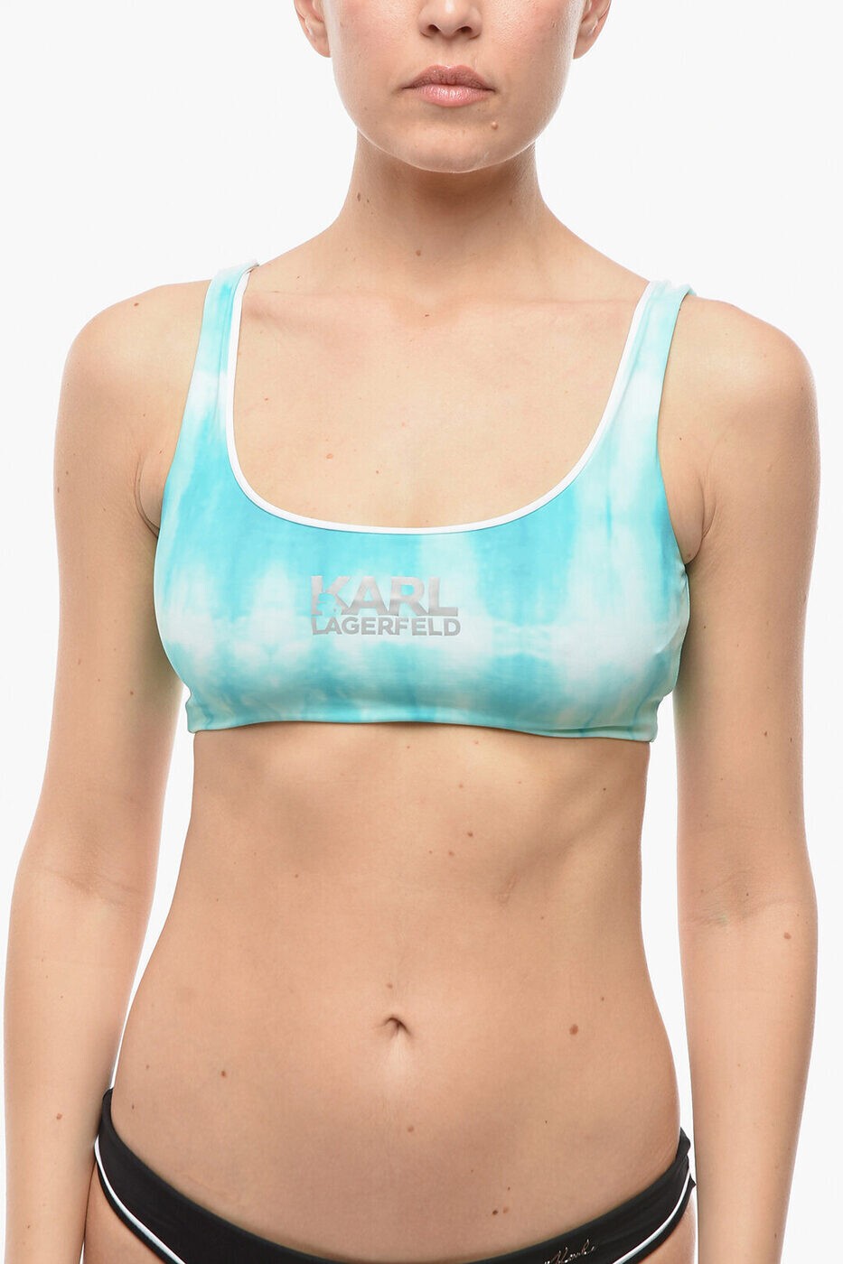 カール ラガーフェルド KARL LAGERFELD ビキニ スイムウェア レディース ブルー Bikinis KL22WTP18 CERAMIC 関税 送料無料 2026SS dk