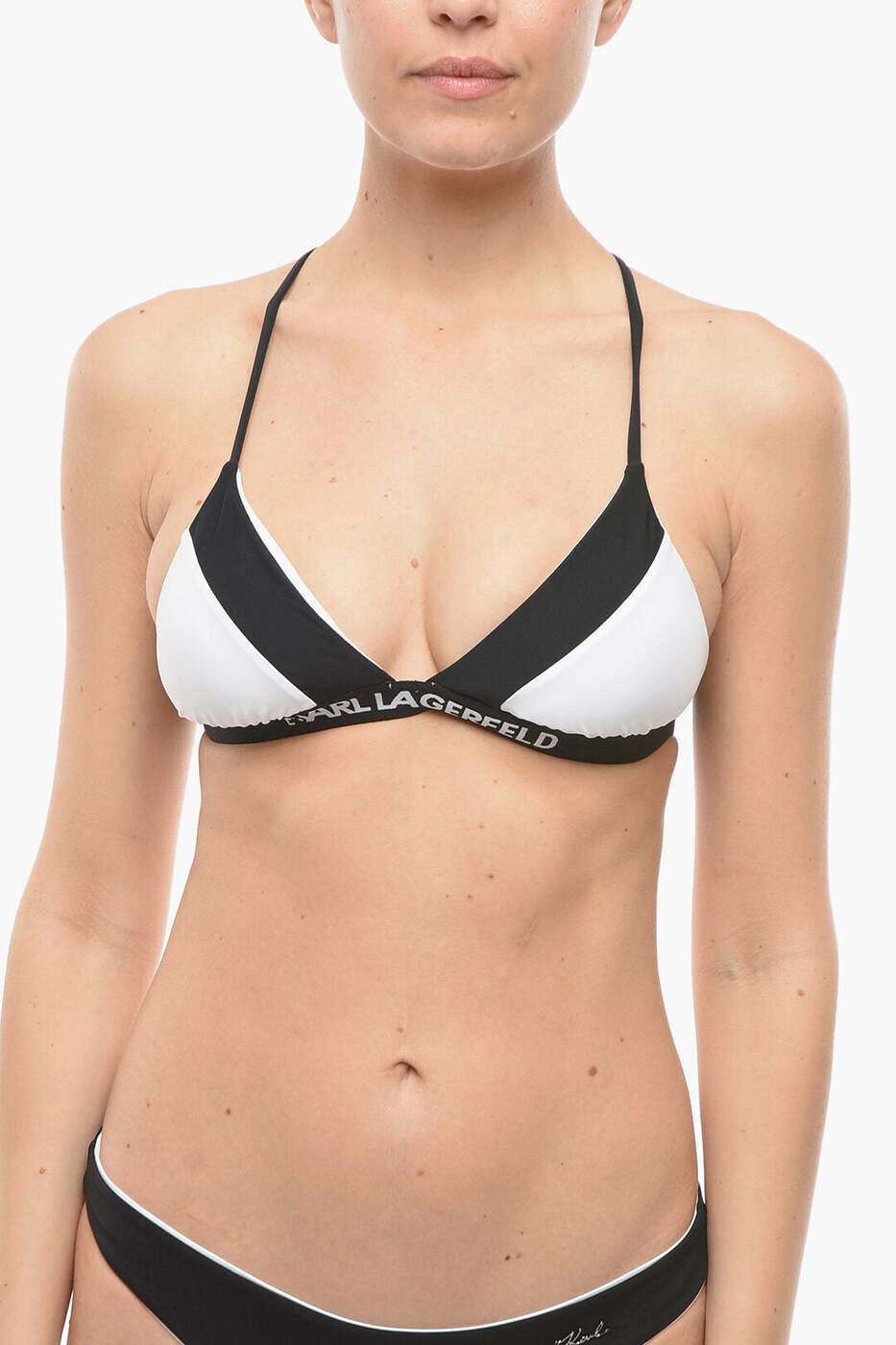 カール ラガーフェルド KARL LAGERFELD ビキニ スイムウェア レディース ブラック Bikinis KL22WTP09 WHITE 関税 送料無料 2026SS dk