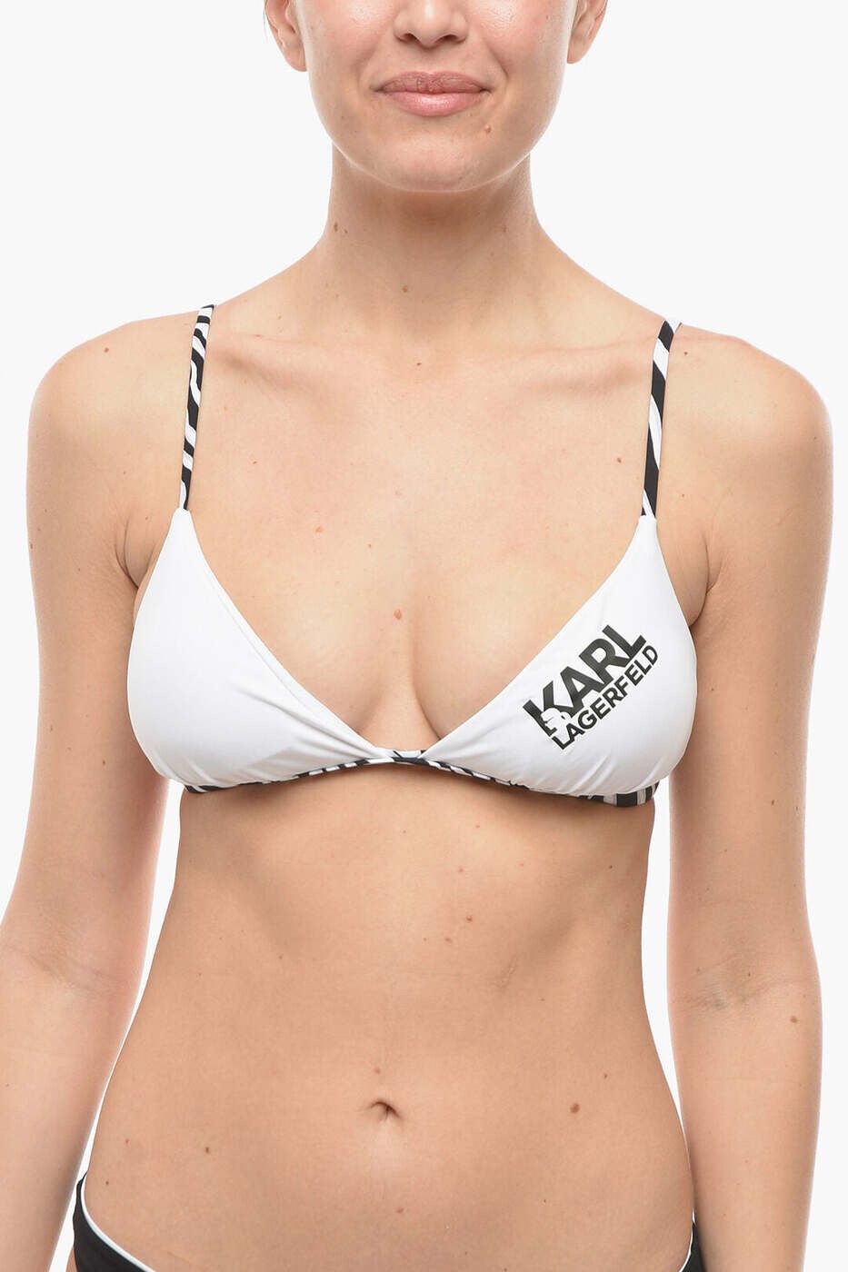 カール ラガーフェルド KARL LAGERFELD ビキニ スイムウェア レディース ブラック Bikinis KL22WTP25 WHITE 関税 送料無料 2026SS dk