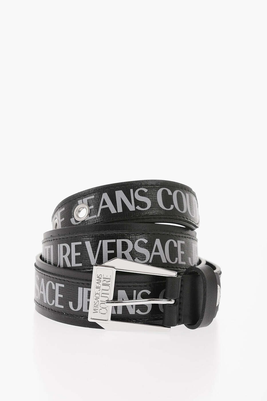 VERSACE - ヴェルサーチ VERSACE ベルト メンズ ブラック Belts 74YA6F03 ZP243 PV3 関税 送料無料 dk
