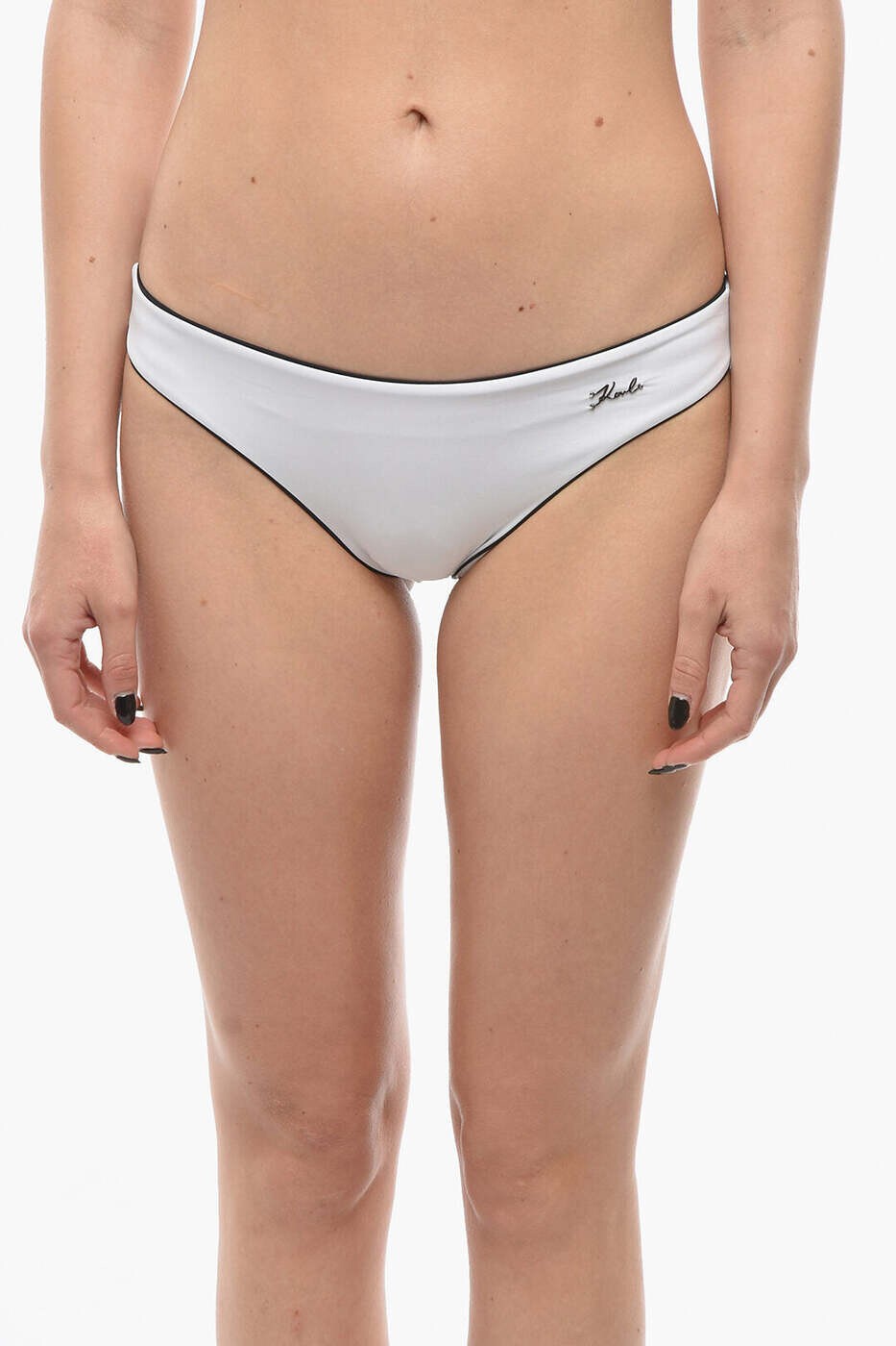 樂天商城 - カール ラガーフェルド KARL LAGERFELD 水着 スイムウェア レディース ブラック Swimwear KL22WBT07 WHITE 関税 送料無料 dk