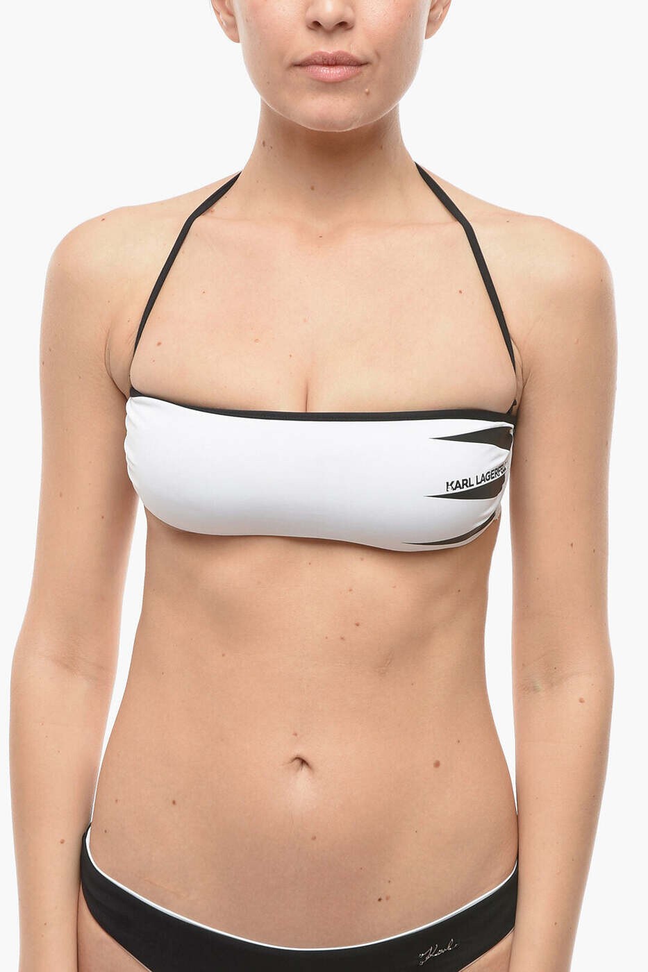 カール ラガーフェルド KARL LAGERFELD ビキニ スイムウェア レディース ブラック Bikinis KL22WTP12 WHITE 関税 送料無料 2026SS dk