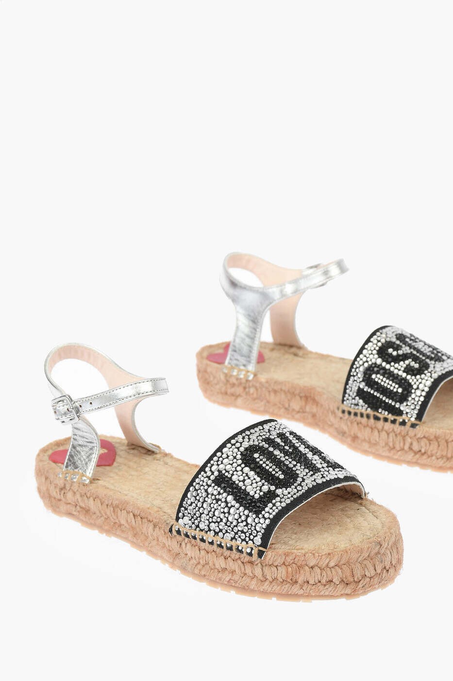 モスキーノ MOSCHINO サンダル レディース シルバー Sandals JA16053G0CJB0902 関税 送料無料 dk