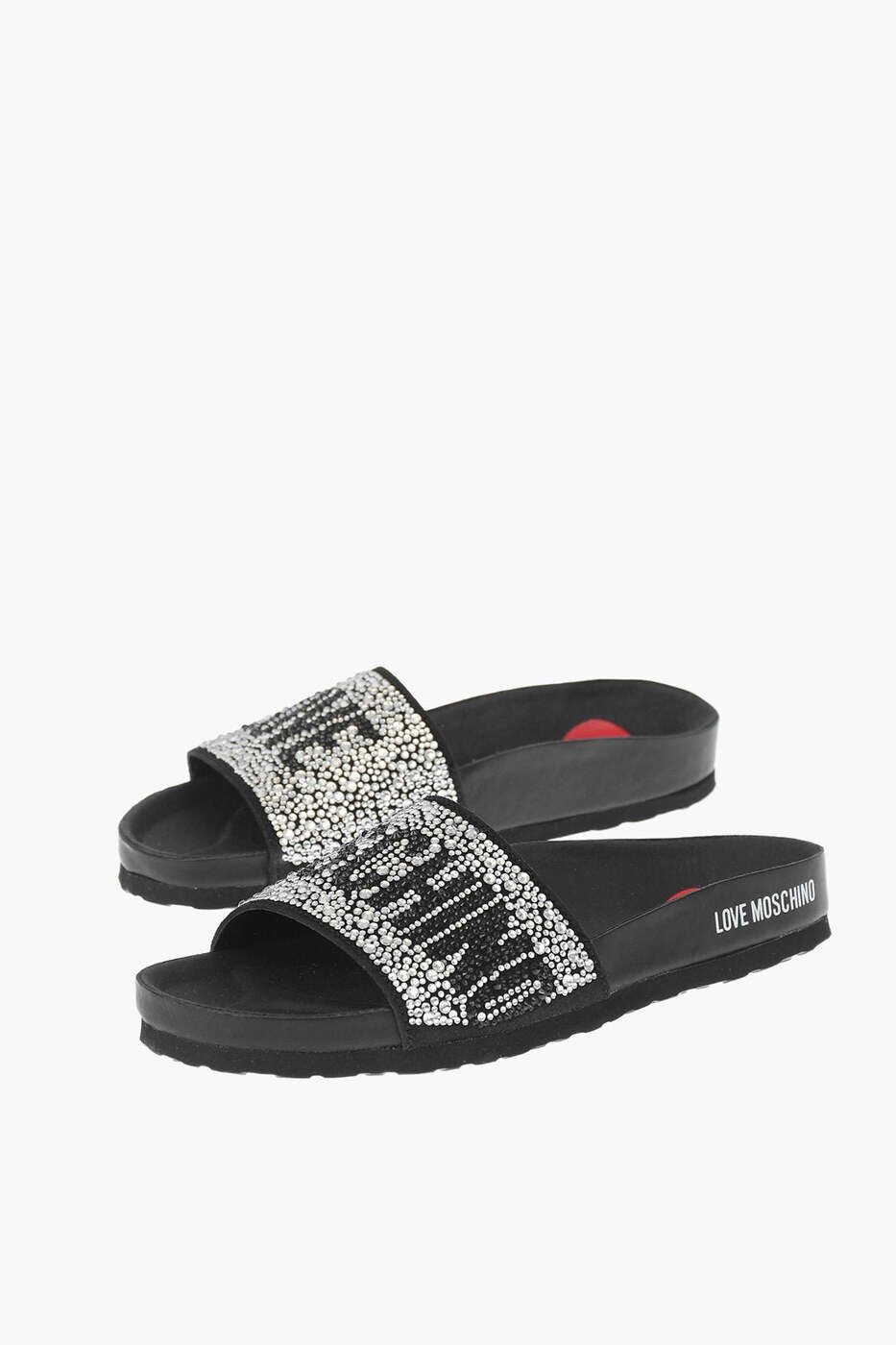 モスキーノ MOSCHINO サンダル レディース ブラック Sandals JA28203G0EI5200A 関税 送料無料 dk