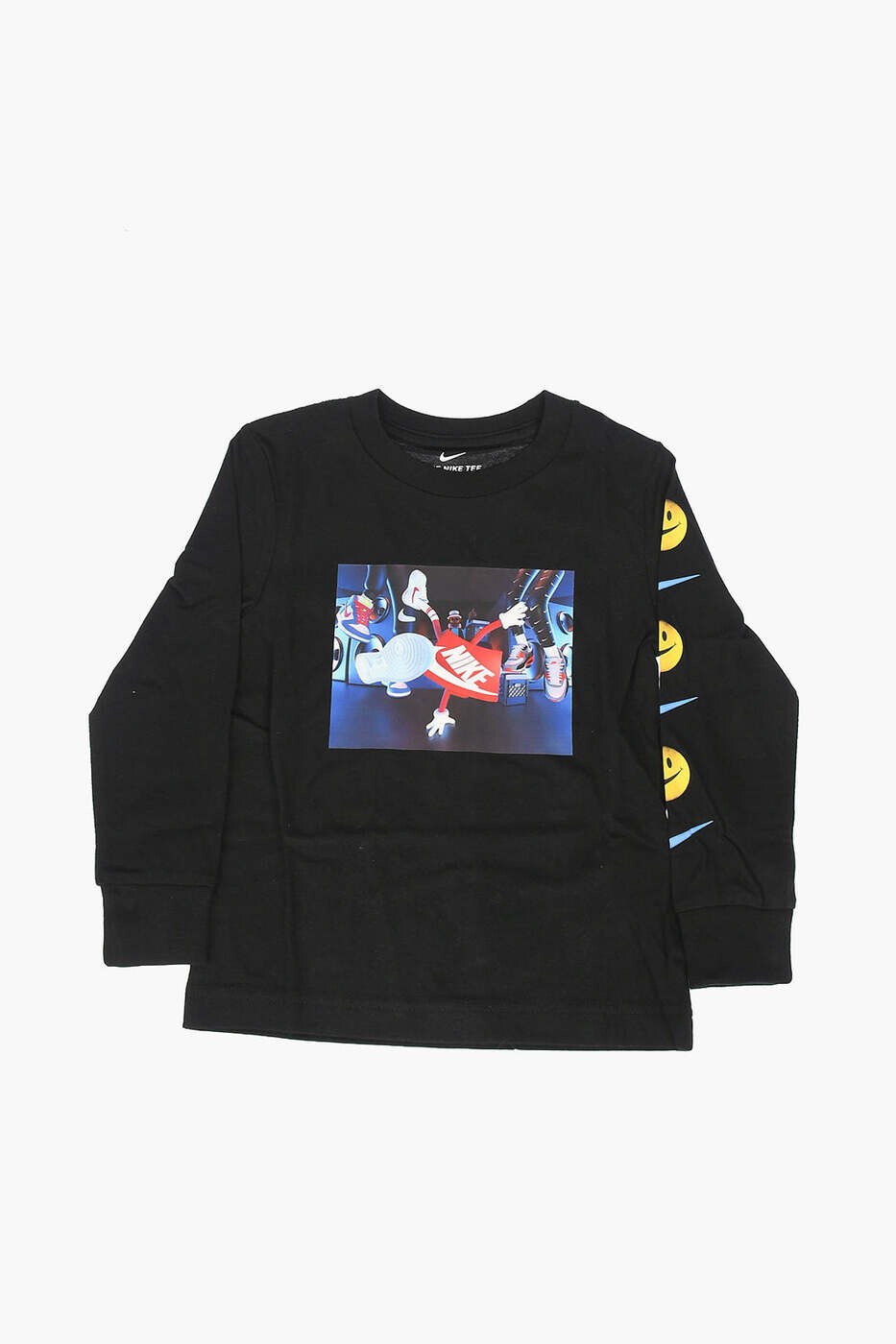 樂天商城 - ナイキ NIKE KIDS ロングスリーブTシャツ Tシャツ ボーイズ ブラック Long sleeve t-shirts 86J266-023 関税 送料無料 dk