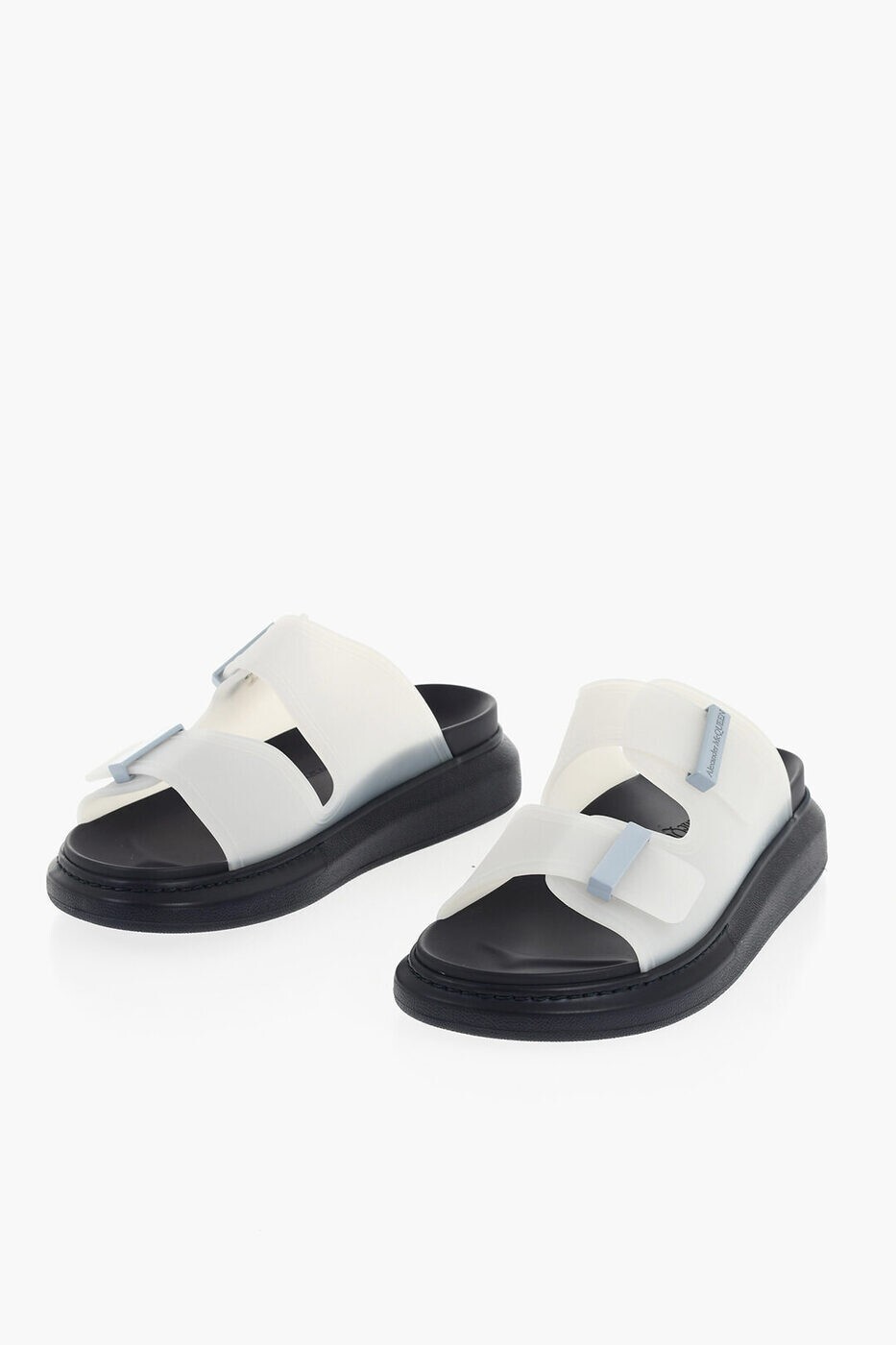 アレキサンダー マックイーン ALEXANDER MCQUEEN フラットシューズ サンダル メンズ ホワイト Flat Sho..