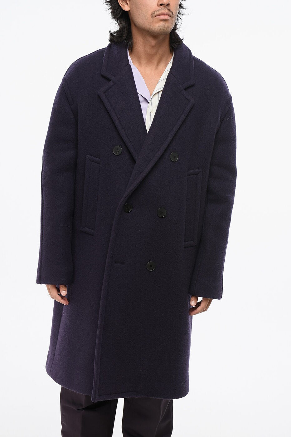 Х LANVIN ȥ   ֥롼 Coats and Trench RM CO0044 5958 A24 776  ̵ å...