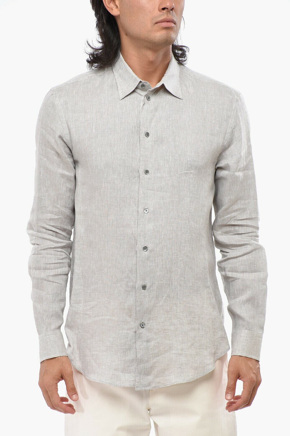 楽天BRANDSHOP・クラージュ楽天市場店エンポリオ アルマーニ EMPORIO ARMANI シャツ メンズ ベージュ Casual shirts D41SM0 D10F9 600 関税 送料無料 ラッピング無料 2025AW dk