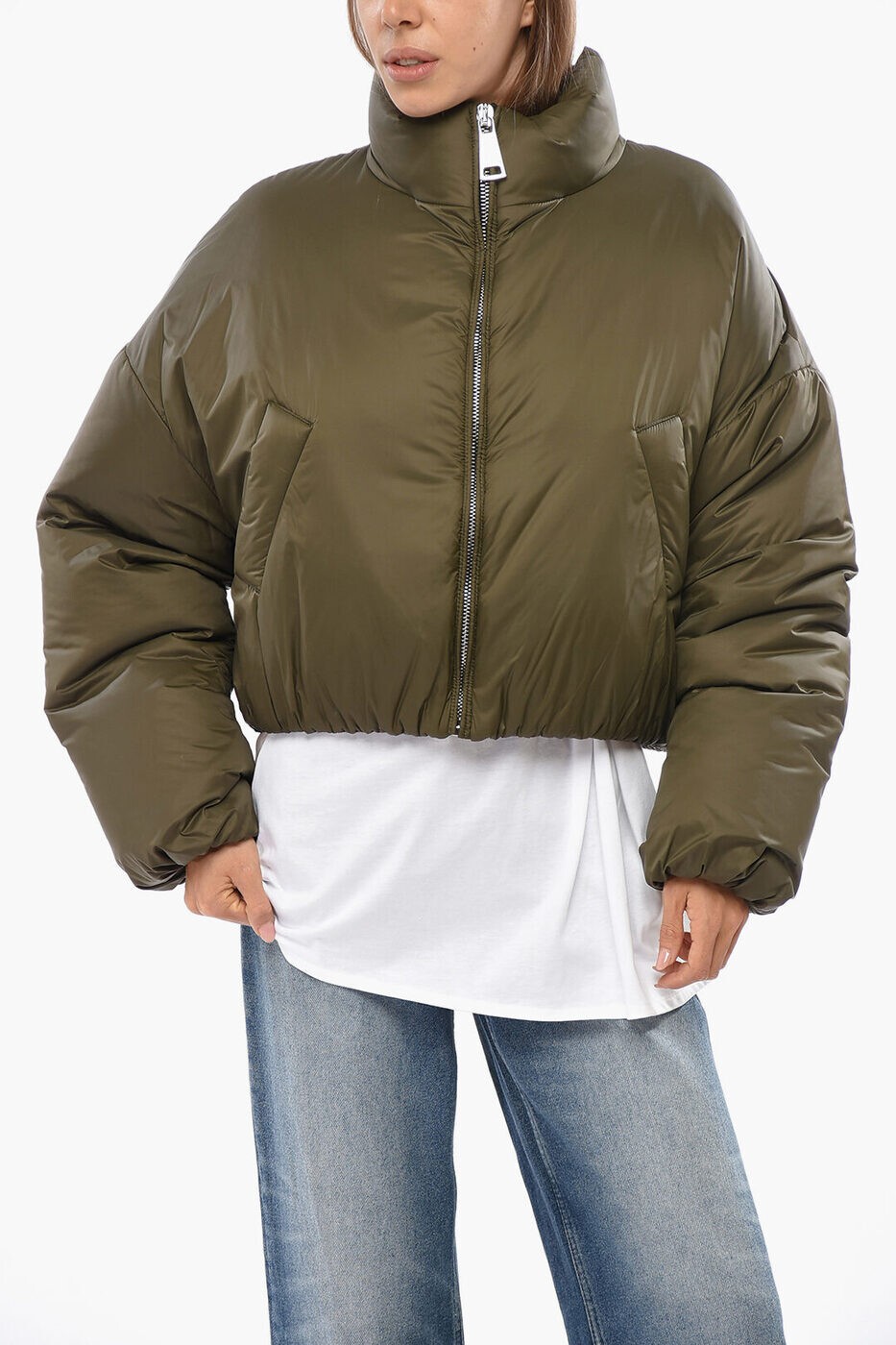 ���ꥹ���祤 KHRISJOY �Х��������㥱�å� ���㥱�å� ��ǥ����� ���꡼�� Biker jackets KWF24R0615 GRN009 ���� ����...