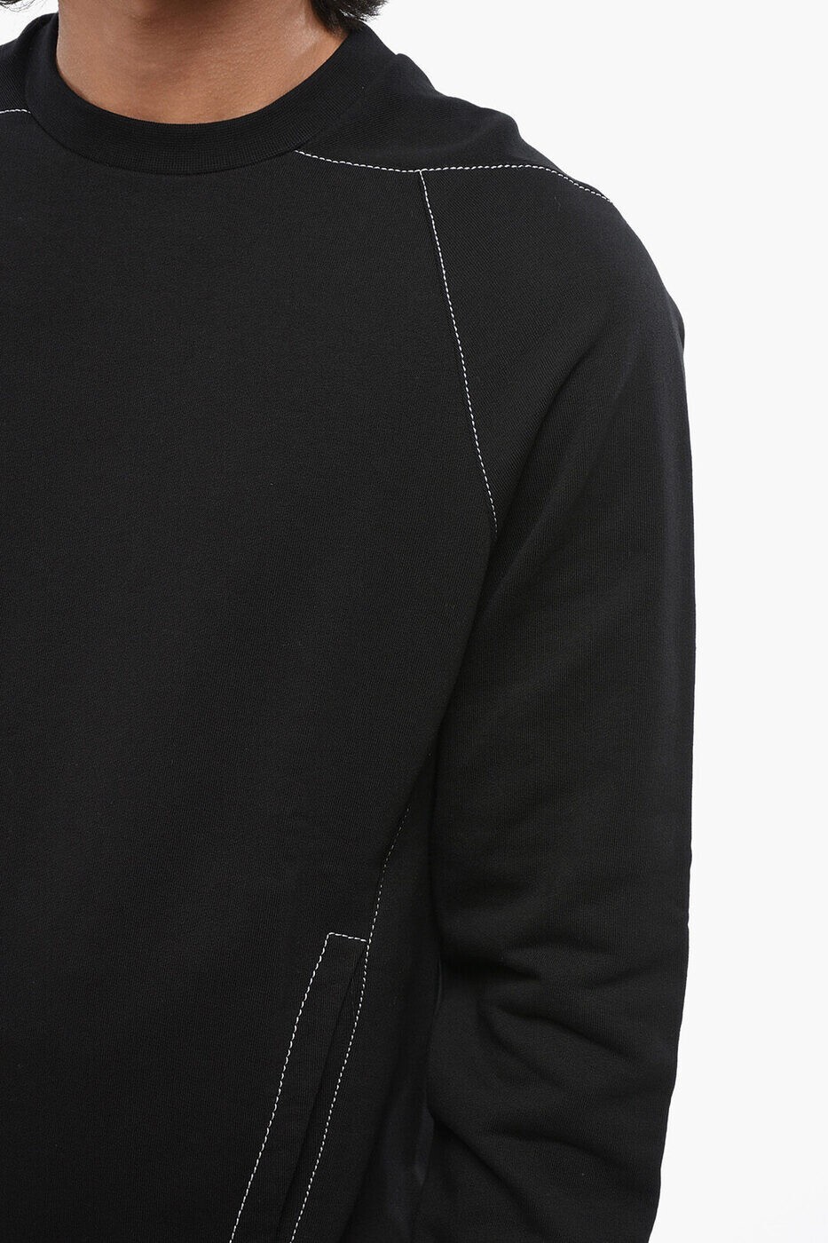 ���쥭������� �ޥå������� ALEXANDER MCQUEEN ���롼�ͥå��������åȥ���� �ȥ졼�ʡ� ��� �֥�å� Crew neck sweatshirts 792217 QXAAC 1000 ���� ����̵�� ��åԥ�̵�� 2026AW dk