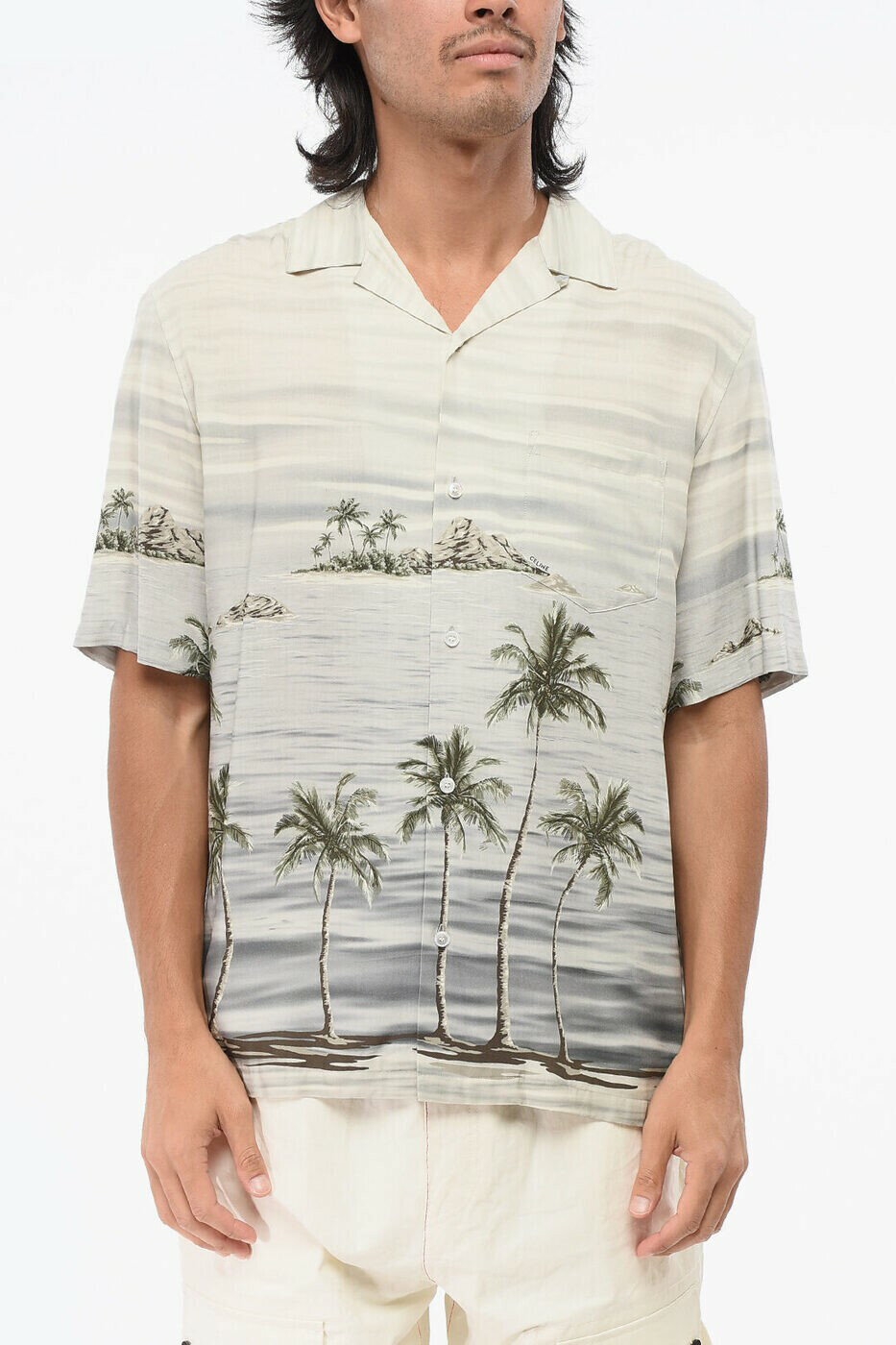 セリーヌ CELINE シャツ メンズ グレー Casual shirts 2C946158Y 01SE 関税 送料無料 ラッピング無料 2025AW dk