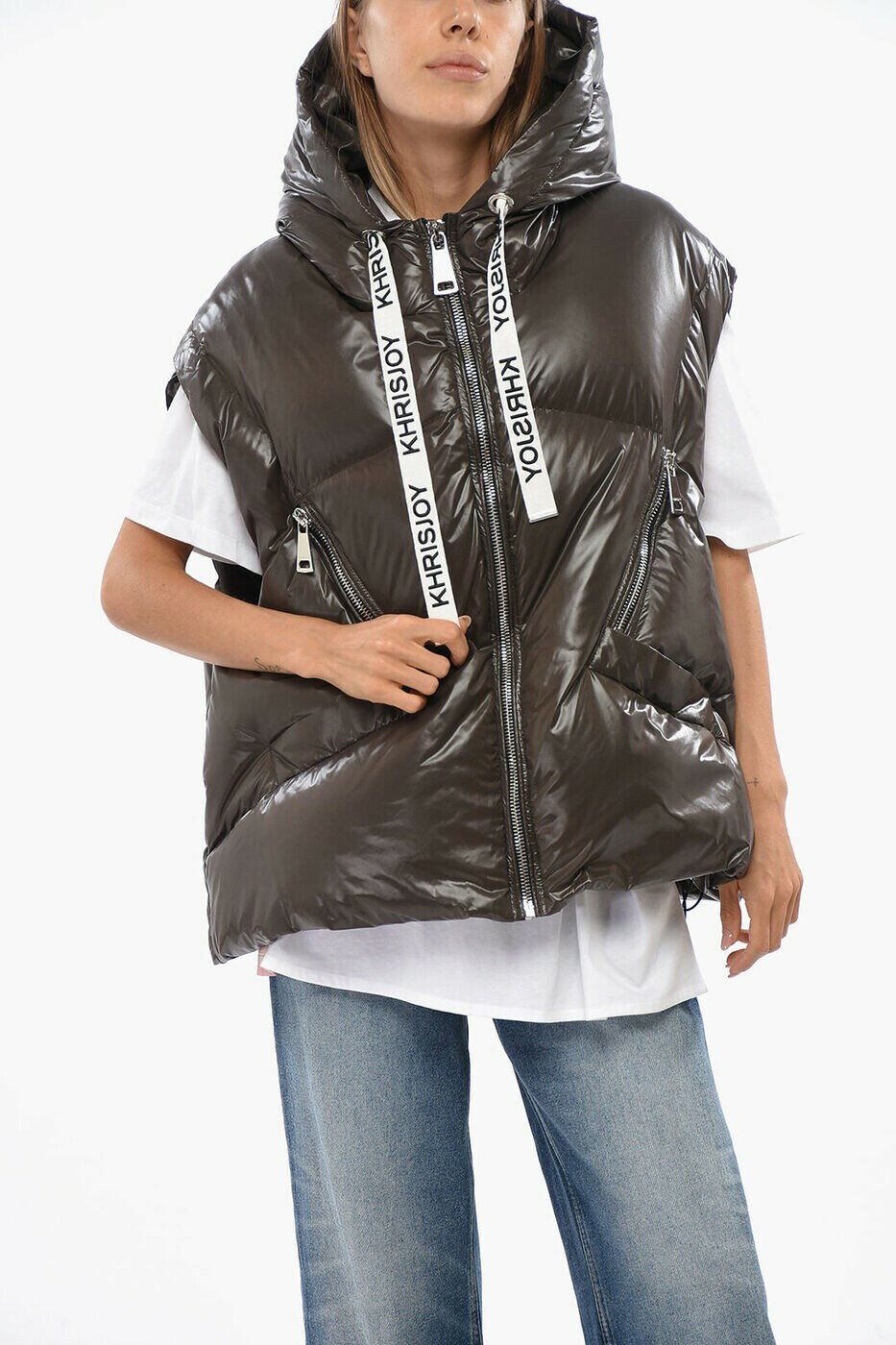 ꥹ祤 KHRISJOY Х㥱å 㥱å ǥ ֥饦 Biker jackets KWF24R0624 SAG135  ...