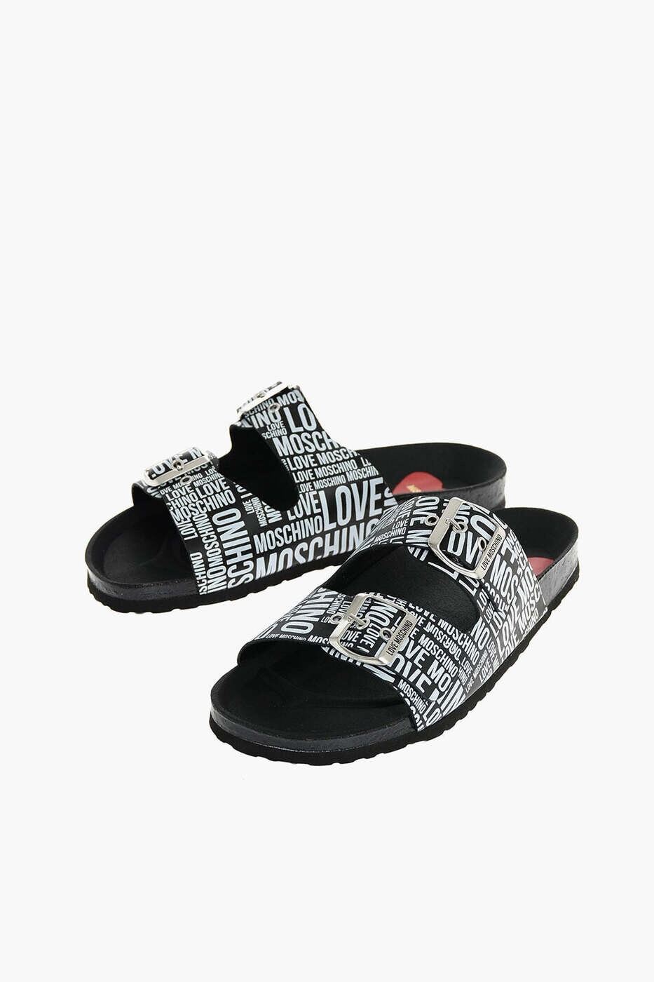 モスキーノ MOSCHINO サンダル レディース ブラック Sandals JA28073G1CIJ000A 関税 送料無料 dk