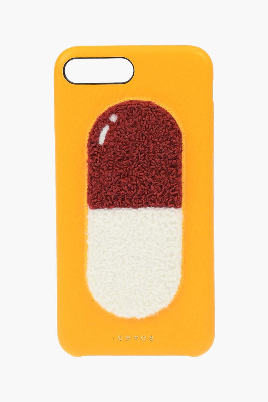 カオス CHAOS ハイテクアクセサリー ファッション小物 レディース イエロー Hi-tech accessories YELLOW LEATHER PILL CASE 関税 送料無料 dk