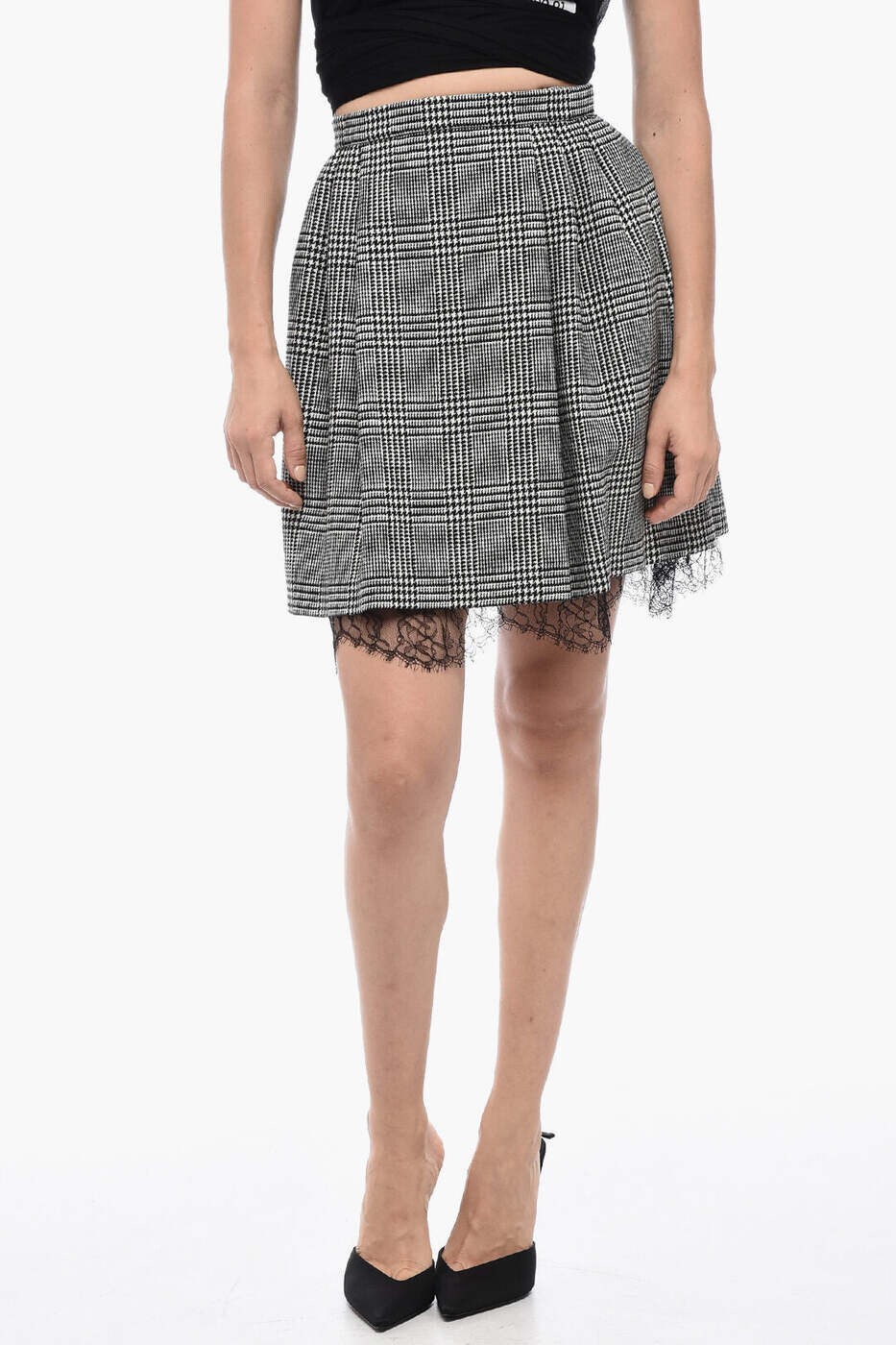 ディオール CHRISTIAN DIOR ミニバッグ スカート レディース ブラック Mini-sk ...