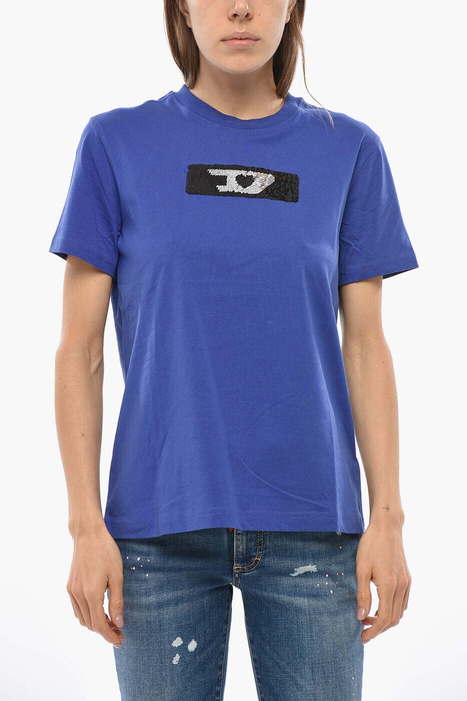 樂天商城 - ディーゼル DIESEL ポロシャツ Tシャツ レディース ブルー T-shirts and polo shirts A15749 RHERA 8CT 関税 送料無料 dk