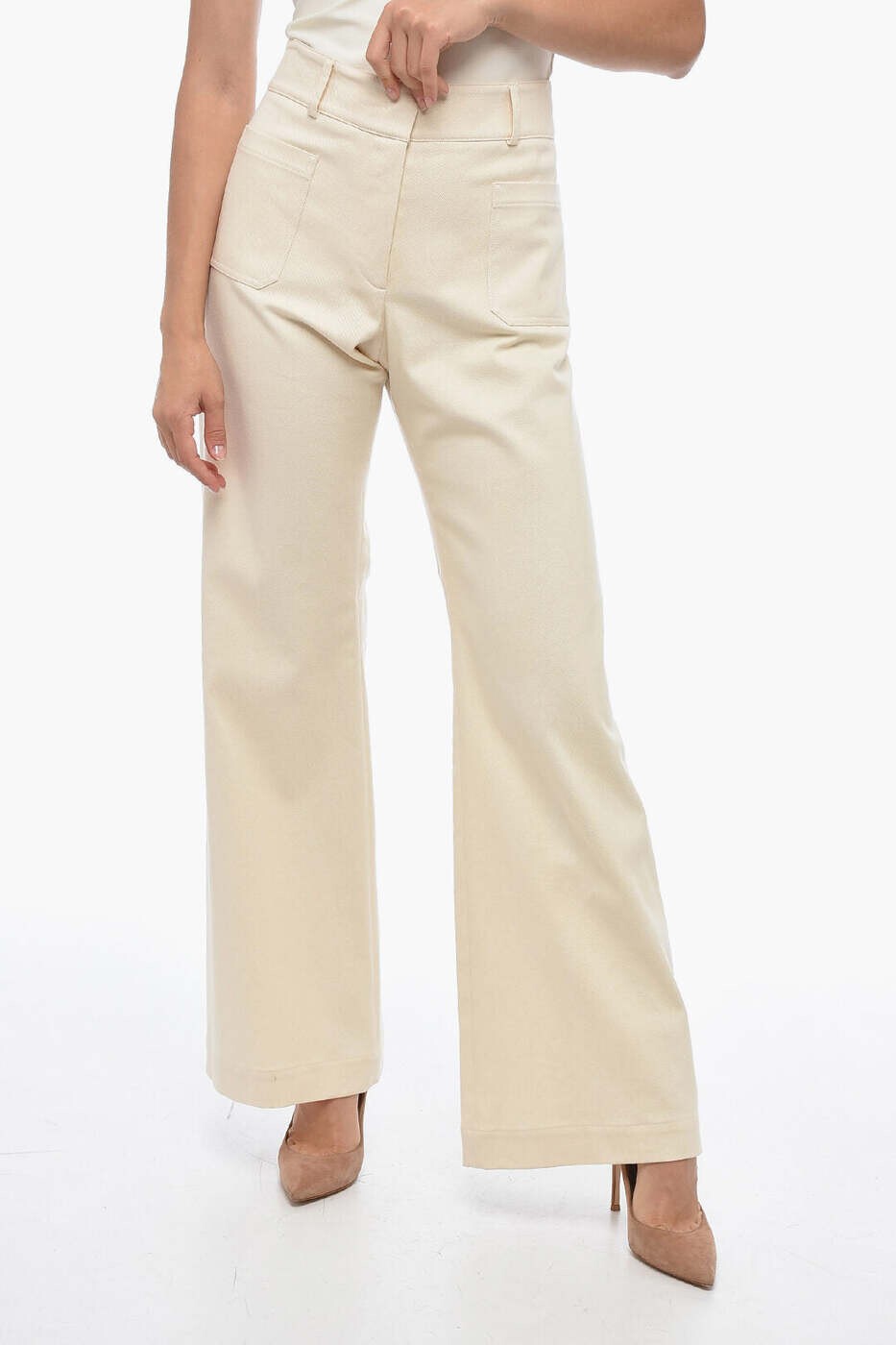 オルトリーブ QL2 パンツ レディース ホワイト Cargo trousers NINA17010 ...