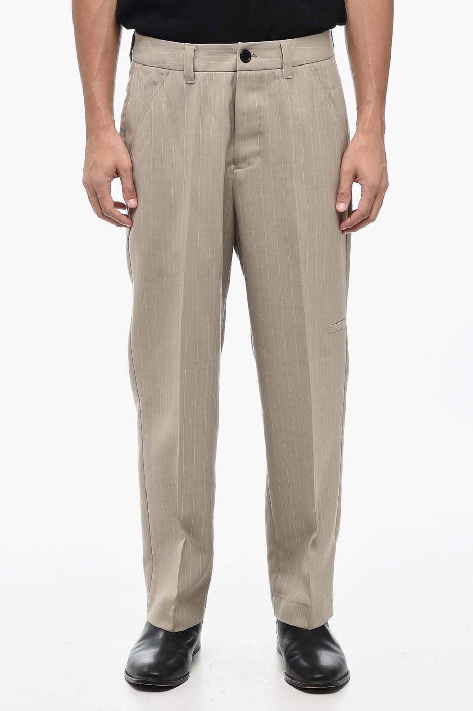 オールセインツ ALLSAINTS ズボン パンツ メンズ グレー Trousers ANACO MM043Y LIGHT STONE 関税 送料無料 dk
