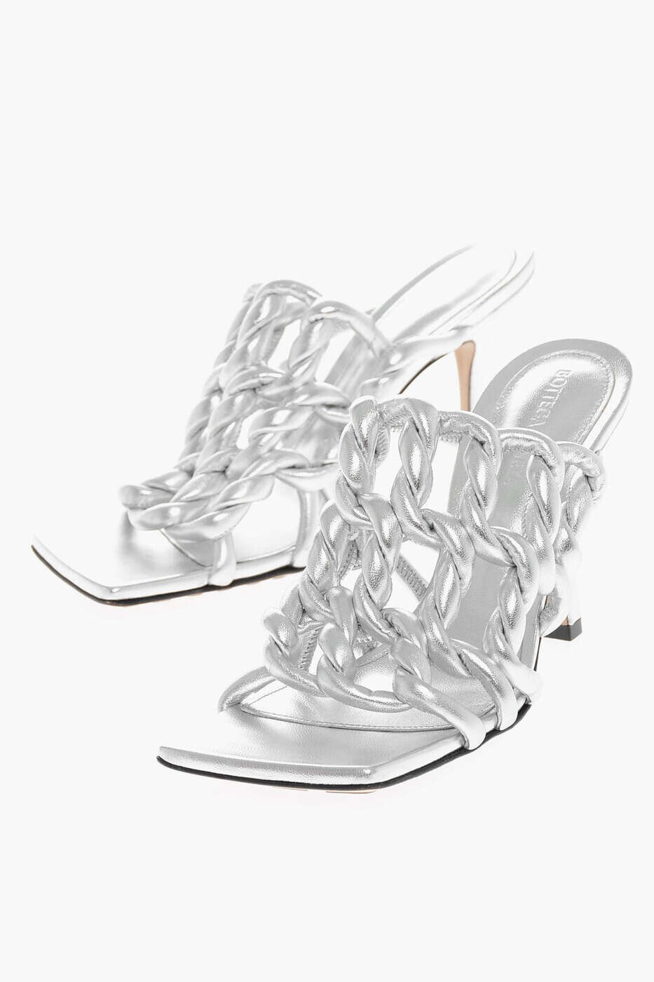 ボッテガ ヴェネタ BOTTEGA VENETA サンダル レディース シルバー Sandals 716242V29N0 1414 関税 送料無料 2026SS dk