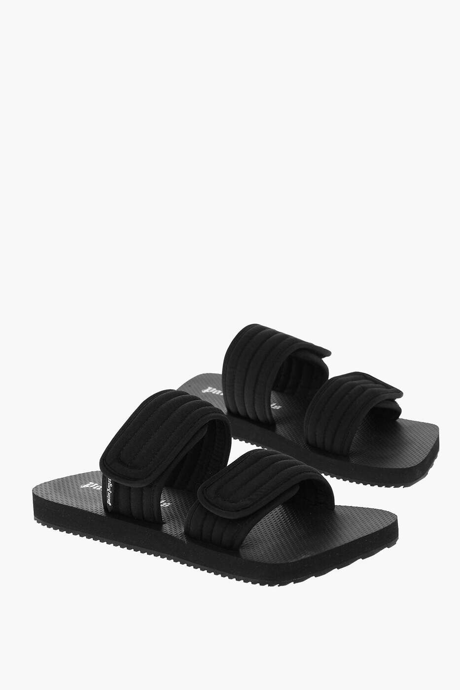 パーム エンジェルス PALM ANGELS フラットシューズ サンダル メンズ ブラック Flat Shoes PMIH002S22FAB0011001 関税 送料無料 2026SS dk