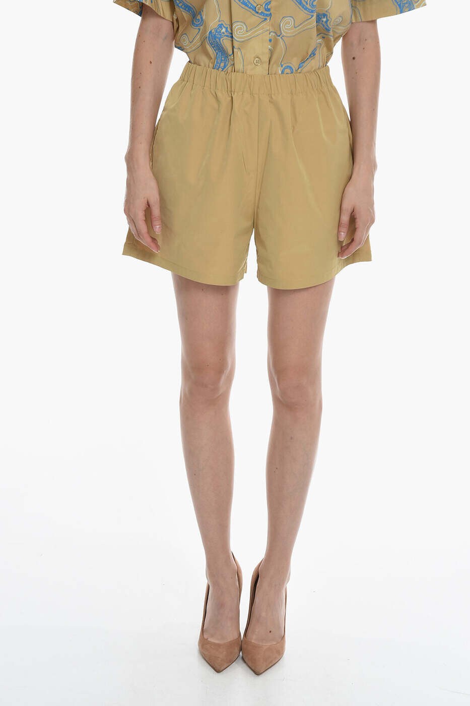 Rakuten - サムソ サムソ SAMSOE&SAMSOE デニムショーツ ショーツ レディース ベージュ Denim shorts F22100163 0 PRAIRIE SAND 関税 送料無料 dk