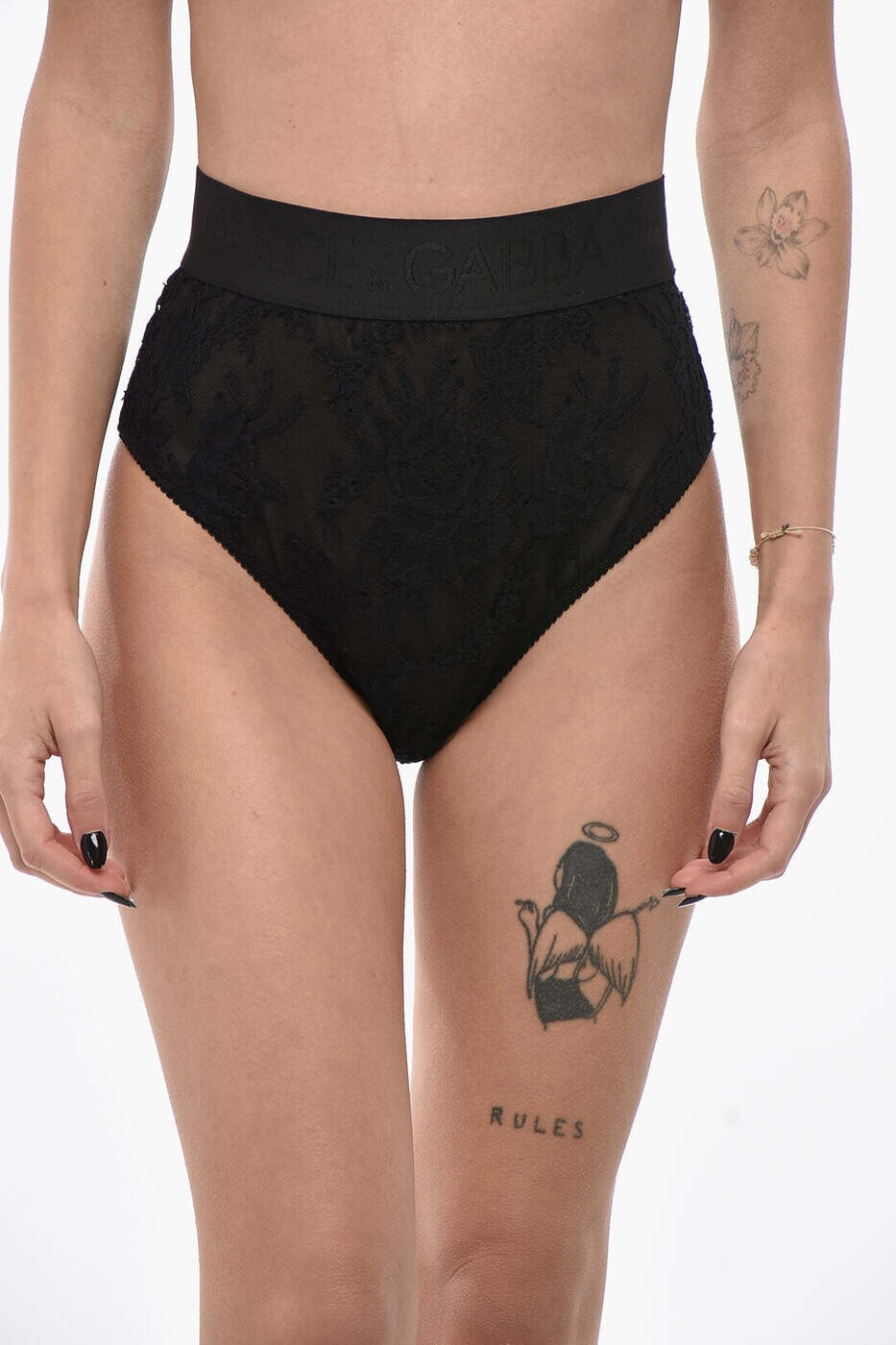 ドルチェ&ガッバーナ DOLCE&GABBANA アンダーウェア レディース ブラック Underwear O2C97T HLM37 N0000 関税 送料無料 dk
