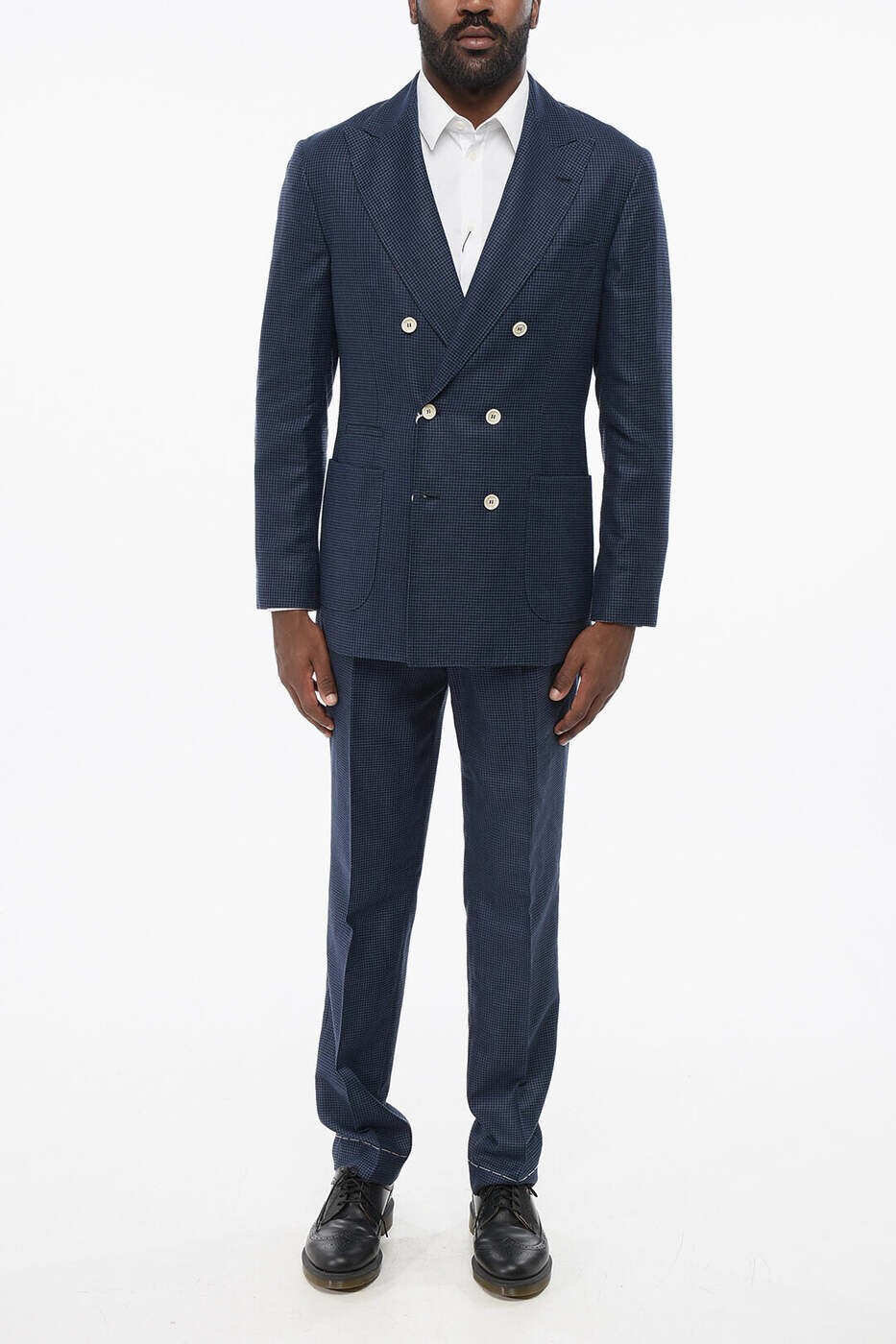 Rakuten - ブルネロ クチネリ BRUNELLO CUCINELLI フォーマル スーツ メンズ ブルー Formal Outfits MS486LDBH TS486 C094 関税 送料無料 dk
