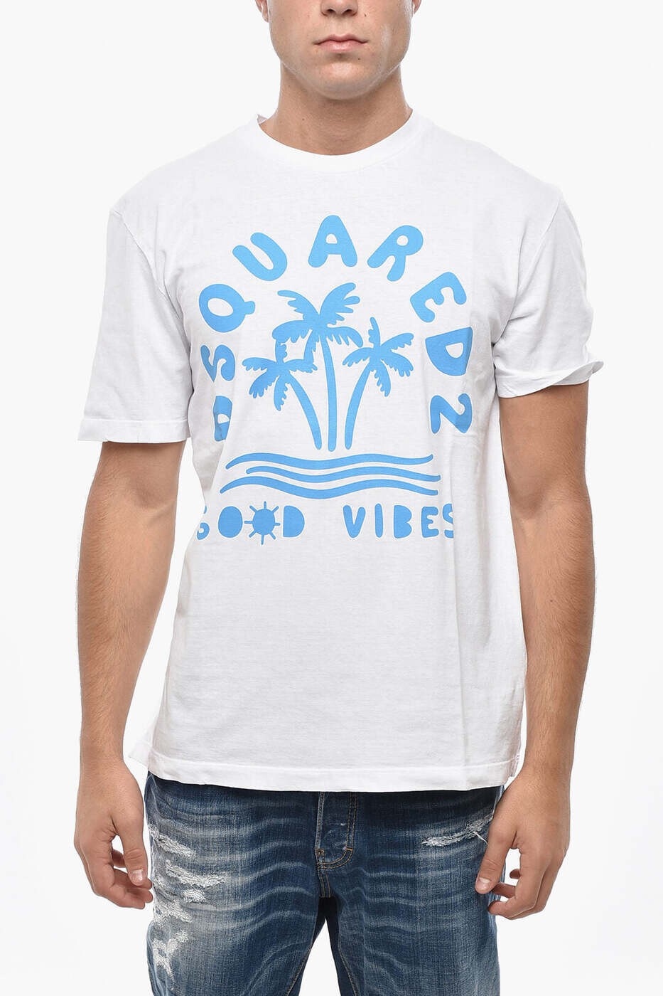 樂天商城 - ディースクエアード DSQUARED2 Tシャツ メンズ ホワイト T-shirts S71GD1386 S22507 100 関税 送料無料 dk