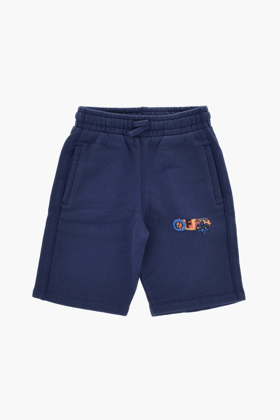 オフ ホワイト OFF-WHITE ショートパンツ　パンツ ショーツ ボーイズ ブルー Shorts OBCI001F22FLE0044620 関税 送料無料 dk