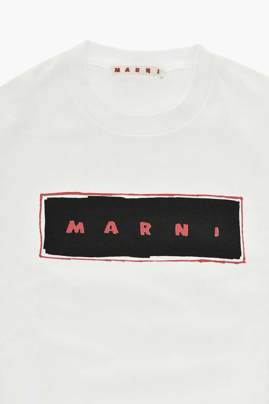 マルニ MARNI クルーネックスウェットシャツ トレーナー ボーイズ ブラック Crew n...