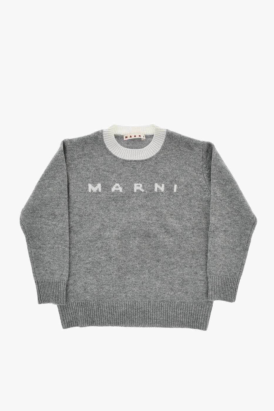 マルニ MARNI クルーネックジャンパー ニットウェア ボーイズ グレー Crew neck ju...