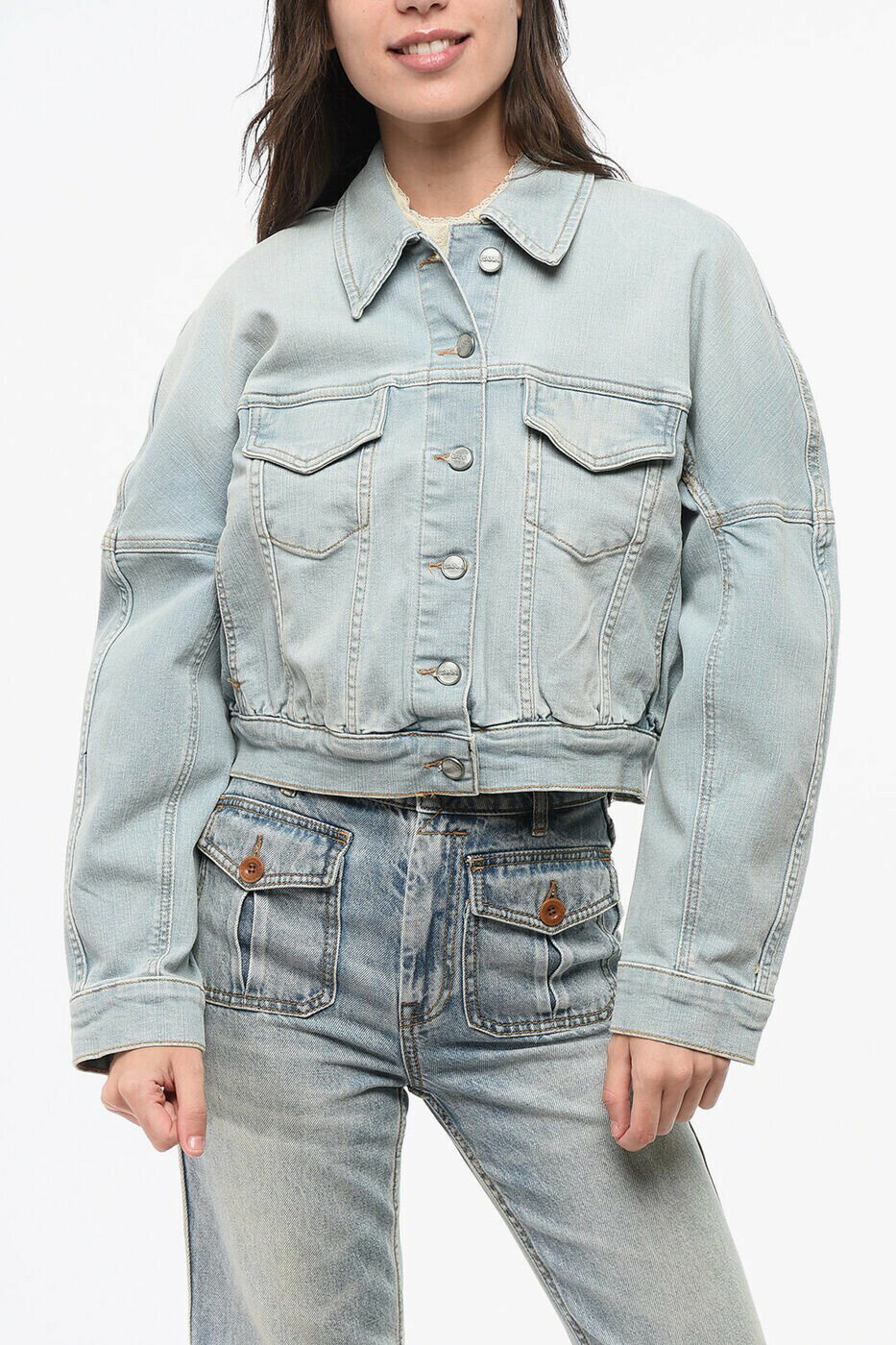 ˡ GANNI ܥС㥱å 㥱å ǥ ֥롼 Bomber jackets J1472 091  ̵ åԥ̵ 202...