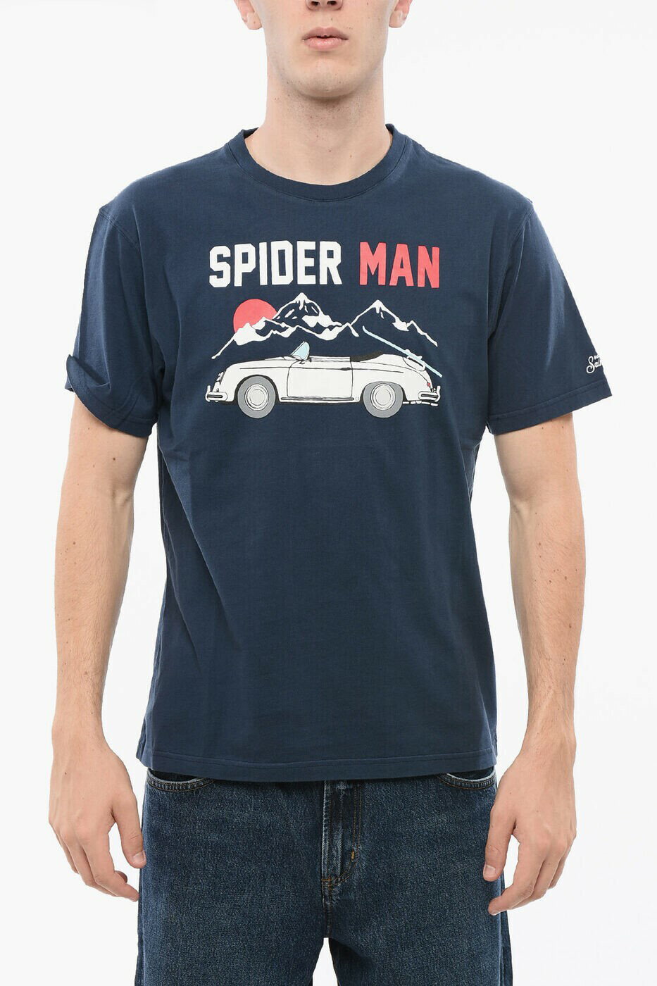 ���ॷ���ġ�������ȥС��� MC2 SAINT BARTH T����� ��� �֥롼 T-shirts ARN000110136E ���� ����̵�� ��åԥ�̵�� 2025AW dk