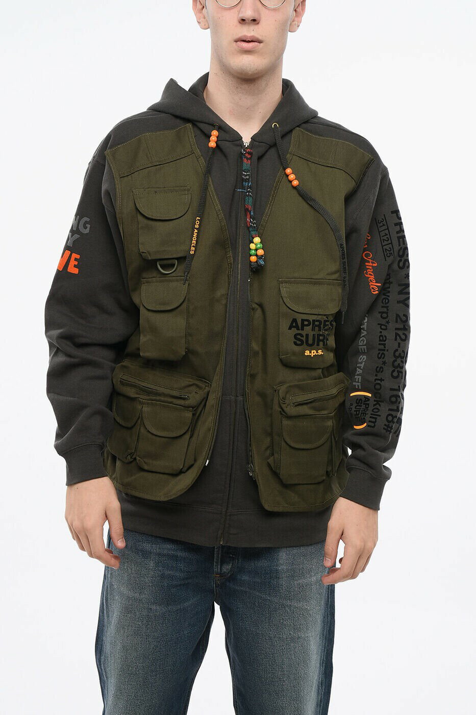 APRES SURF ���롼�ͥå��������åȥ���� �ȥ졼�ʡ� ��� ���졼 Crew neck sweatshirts 1026GREY...