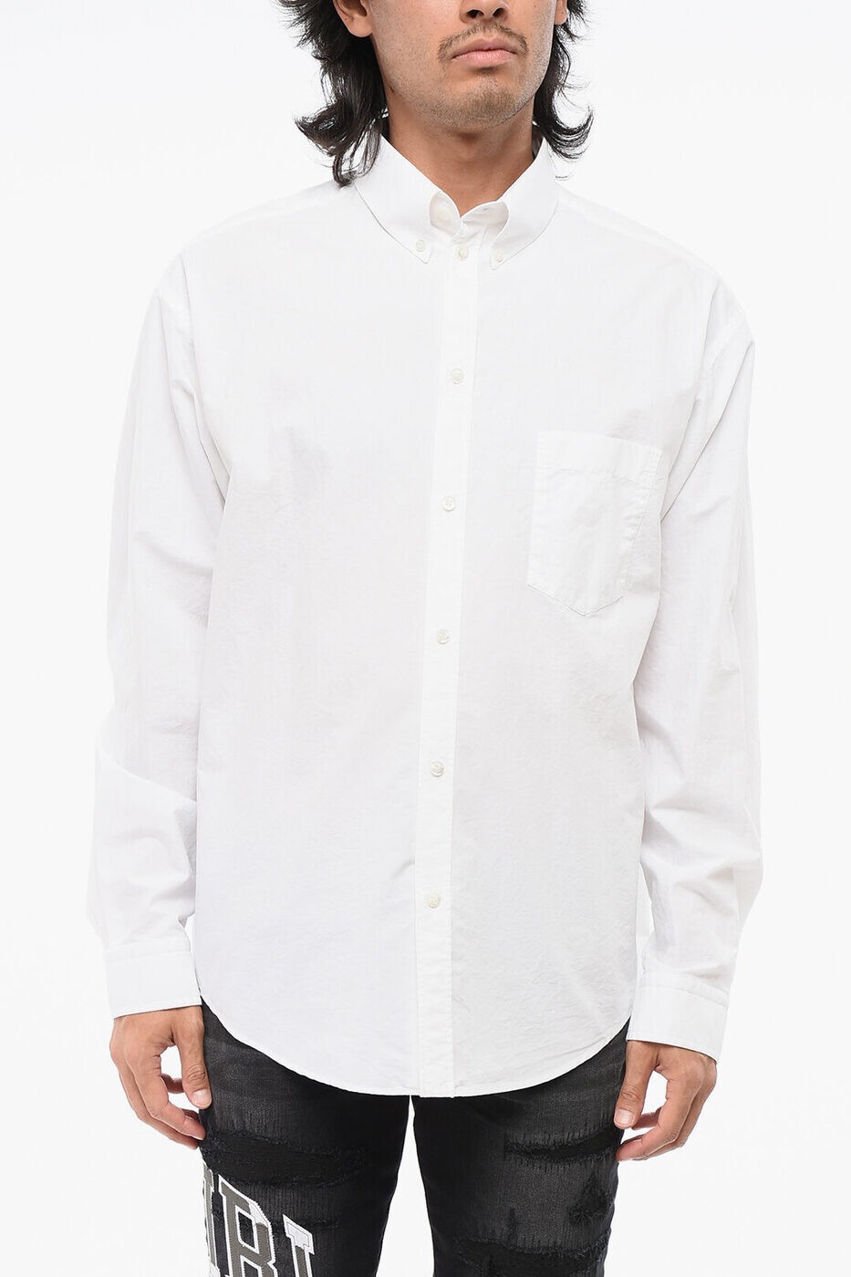 バレンシアガ BALENCIAGA シャツ メンズ ホワイト Casual shirts 794583TNM609000 関税 送料無料 ラッピング無料 2026AW dk