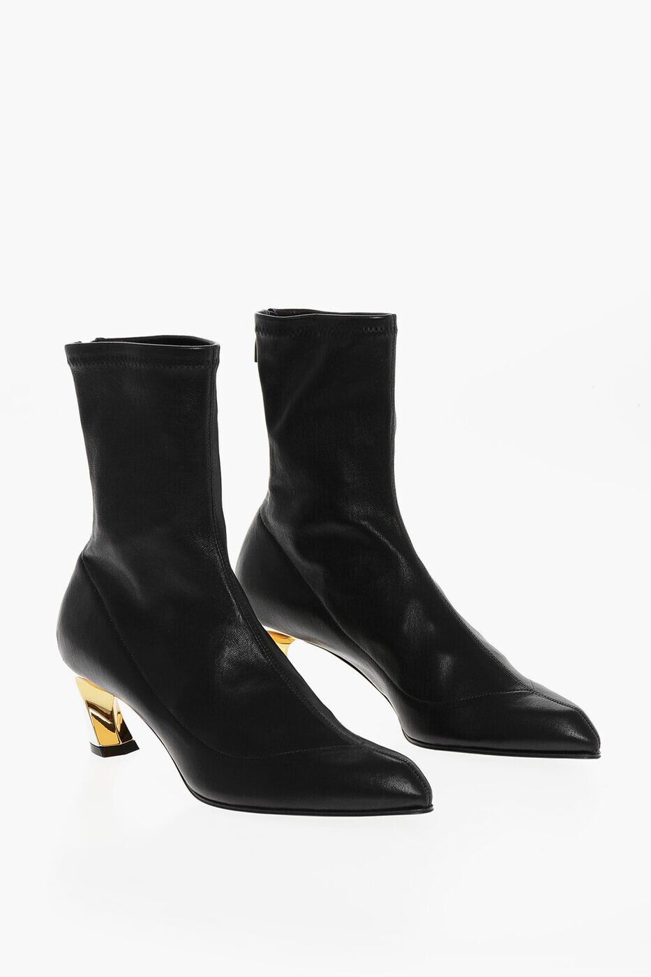 アレキサンダー マックイーン ALEXANDER MCQUEEN フラットブーツ ブーツ レディース ブラック Flat boo..