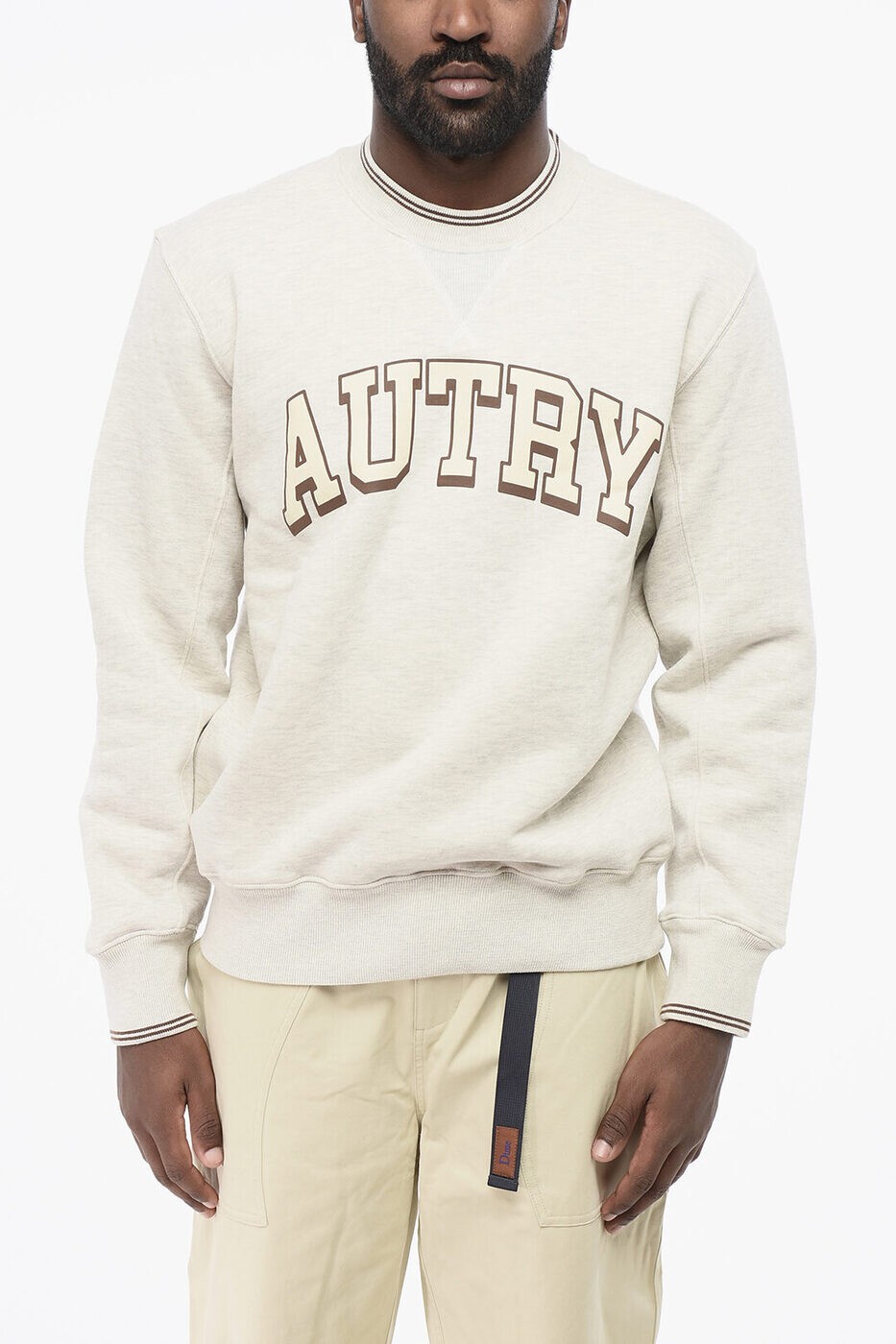 AUTRY クルーネックスウェットシャツ トレーナー メンズ グレー Crew neck sweatshirts SWPM03H2 関税 ..