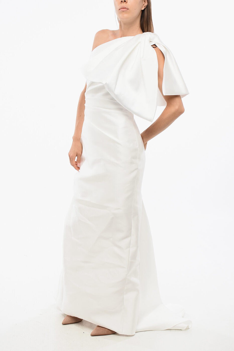 ソレイスロンドン SOLACE LONDON ロングドレス ドレス レディース ホワイト Long dresses OS40011 CRM 関税 送料無料 ラッピング無料 2025AW dk