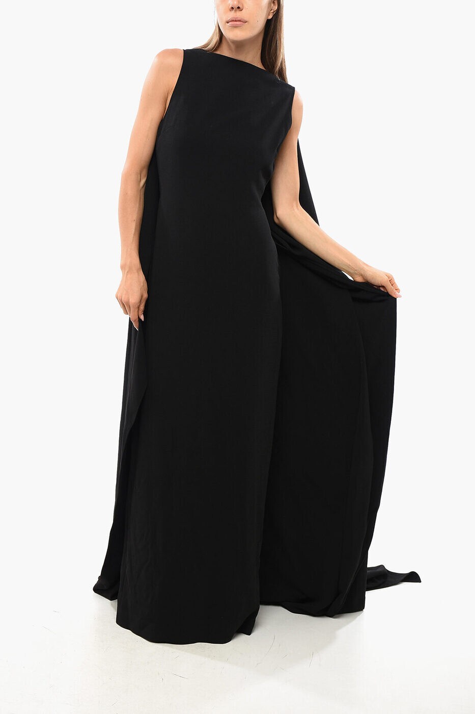 ソレイスロンドン SOLACE LONDON ロングドレス ドレス レディース ブラック Long dresses OS40021 BLK 関税 送料無料 ラッピング無料 2025AW dk