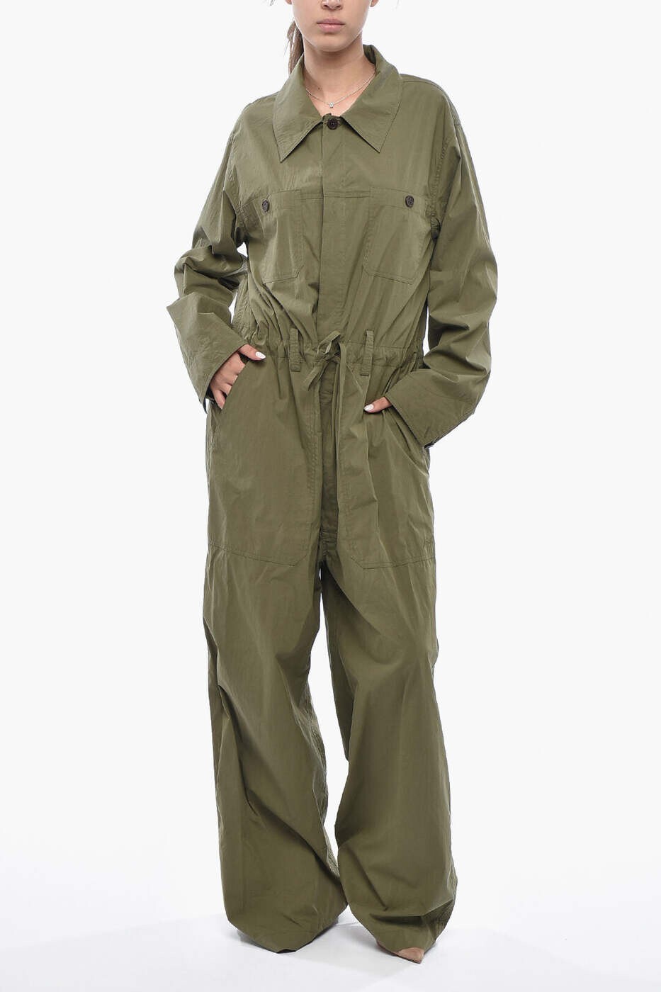 パロシュ PAROSH セットアップ オールインワン レディース グリーン Jumpsuits D790537 007 関税 送料無料 dk