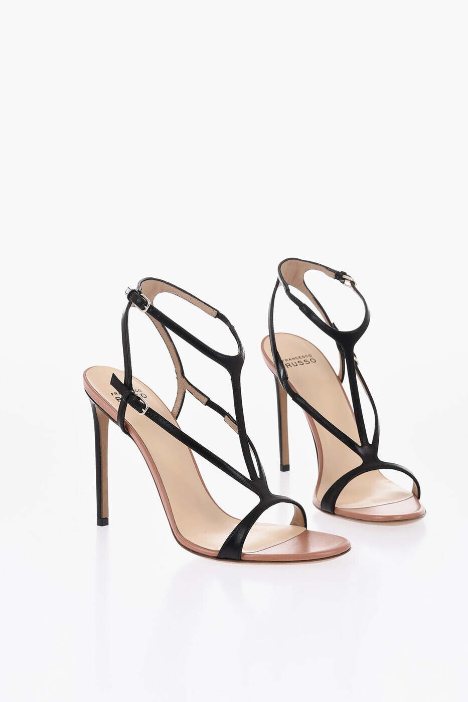 フランチェスコ ルッソ FRANCESCO RUSSO サンダル レディース ブラック Sandals R1S995N200 300 関税 送料無料 dk