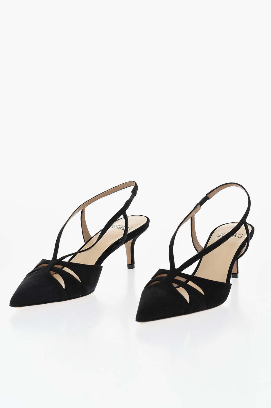 フランチェスコ ルッソ FRANCESCO RUSSO ハイヒール パンプス レディース ブラック High heels R1P922 300 関税 送料無料 dk
