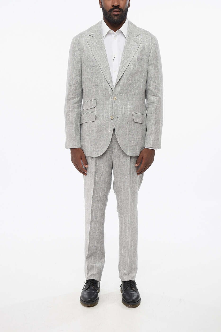 ブルネロ クチネリ BRUNELLO CUCINELLI フォーマル スーツ メンズ グレー Formal Outfits MW461LDWH TW461 C2011 関税 送料無料 dk